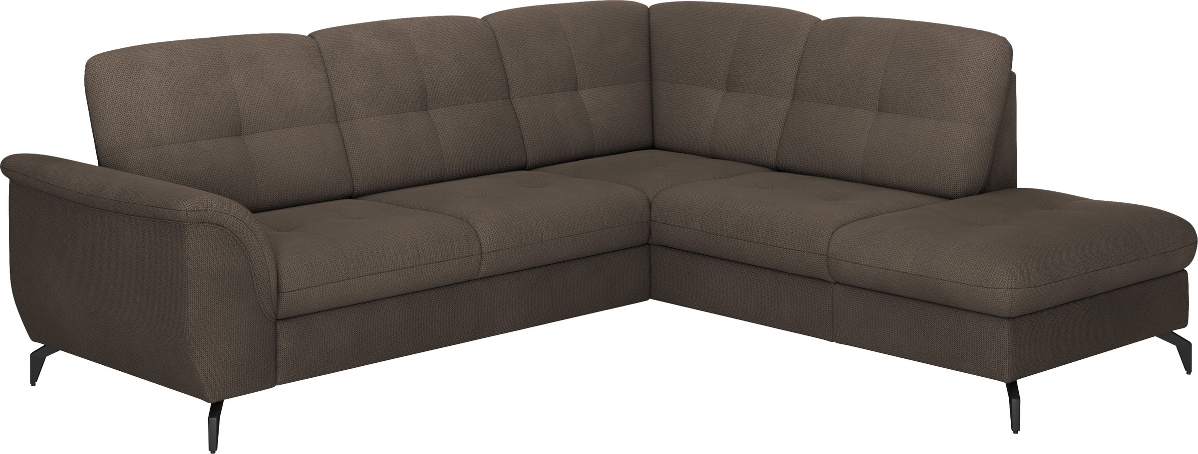 sit&more Ecksofa »Zora L-Form«, wahlweise mit Bettfunktion und Bettkasten