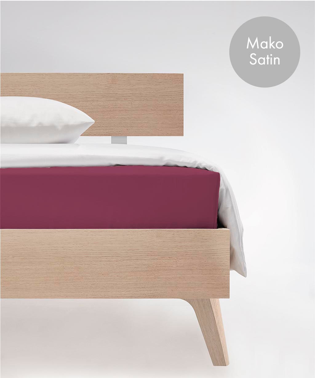 fleuresse "Colours in Gr. 90x200, 140x200 oder 180x200 cm" Mako Satin, für Matratzen bis 23 cm Höhe, Bettlaken, Spannbetttuch