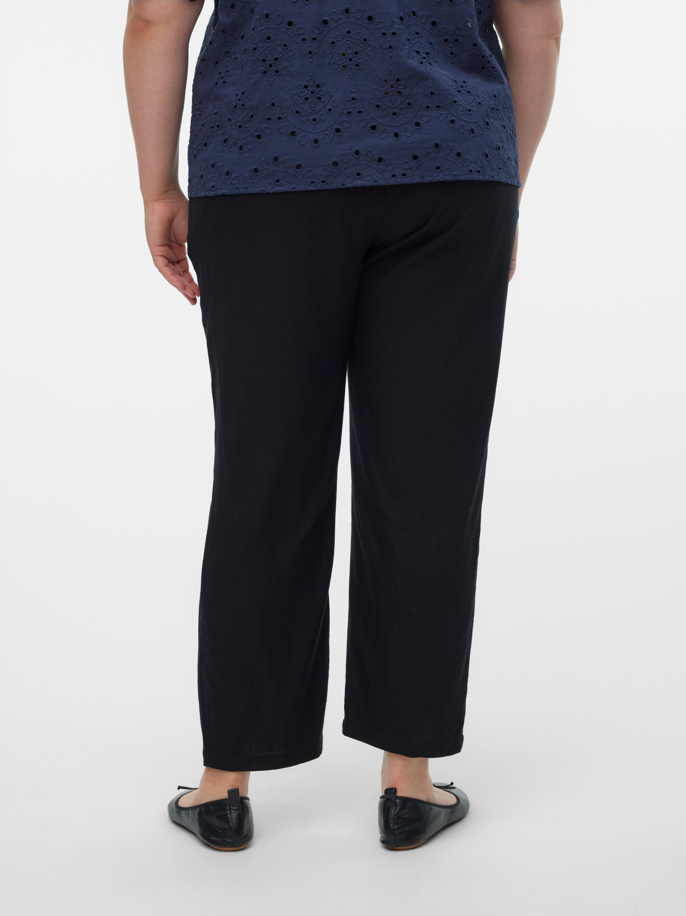 Thumbnail - Vero Moda Curve Schlupfhose "VMJESMILO ANKLE PANTS WVN GA NOOS CUR", Sommerhose