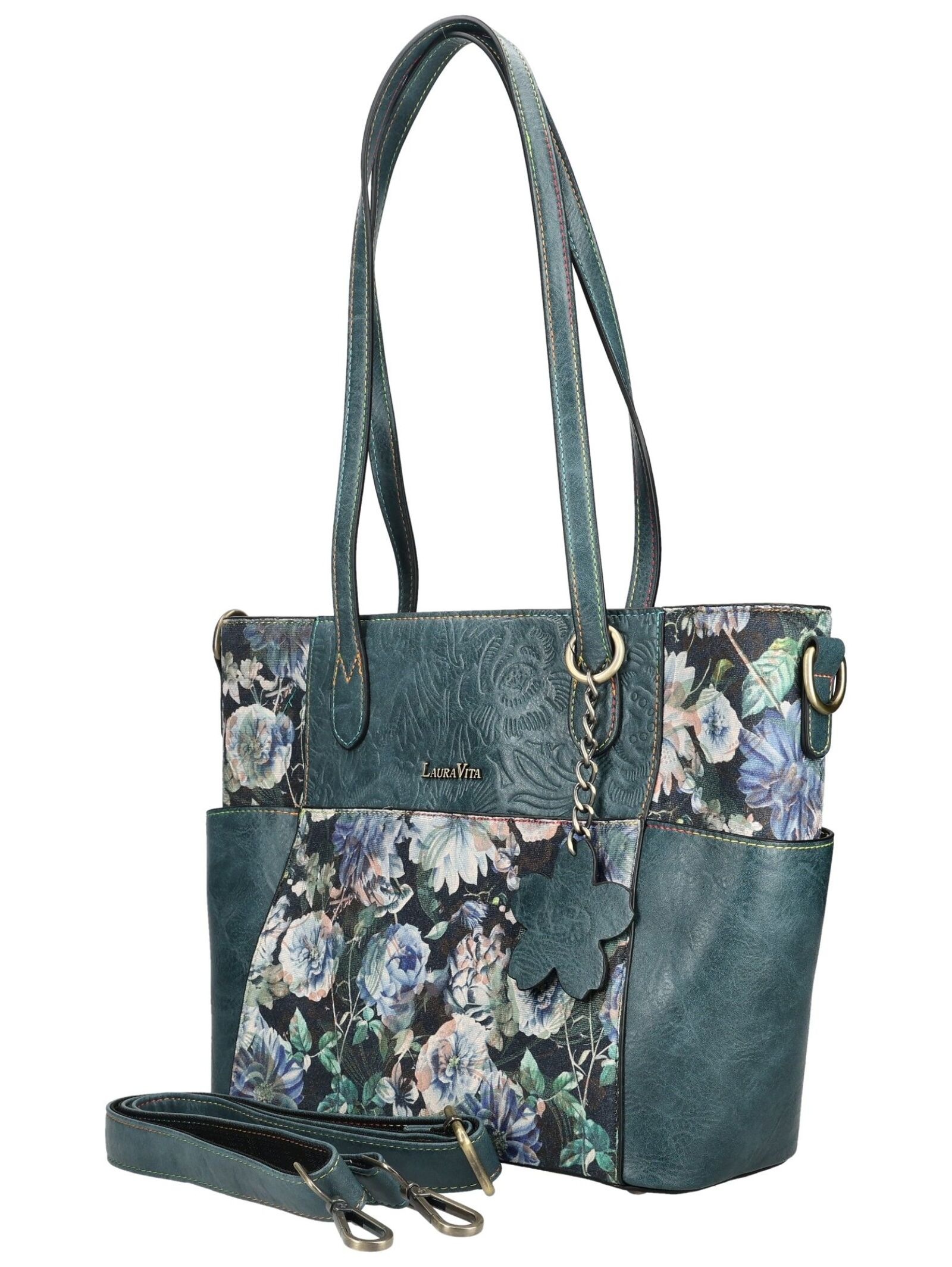 LAURA VITA Henkeltasche »LAURA VITA Taschen Leder/Textil«