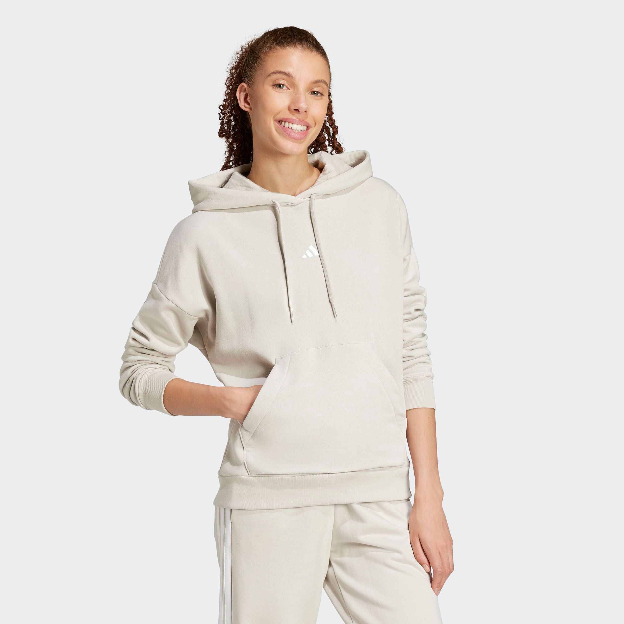 adidas Sportswear Kapuzensweatshirt "ESSENTIALS SMALL LOGO FEEL COZY HOODIE"