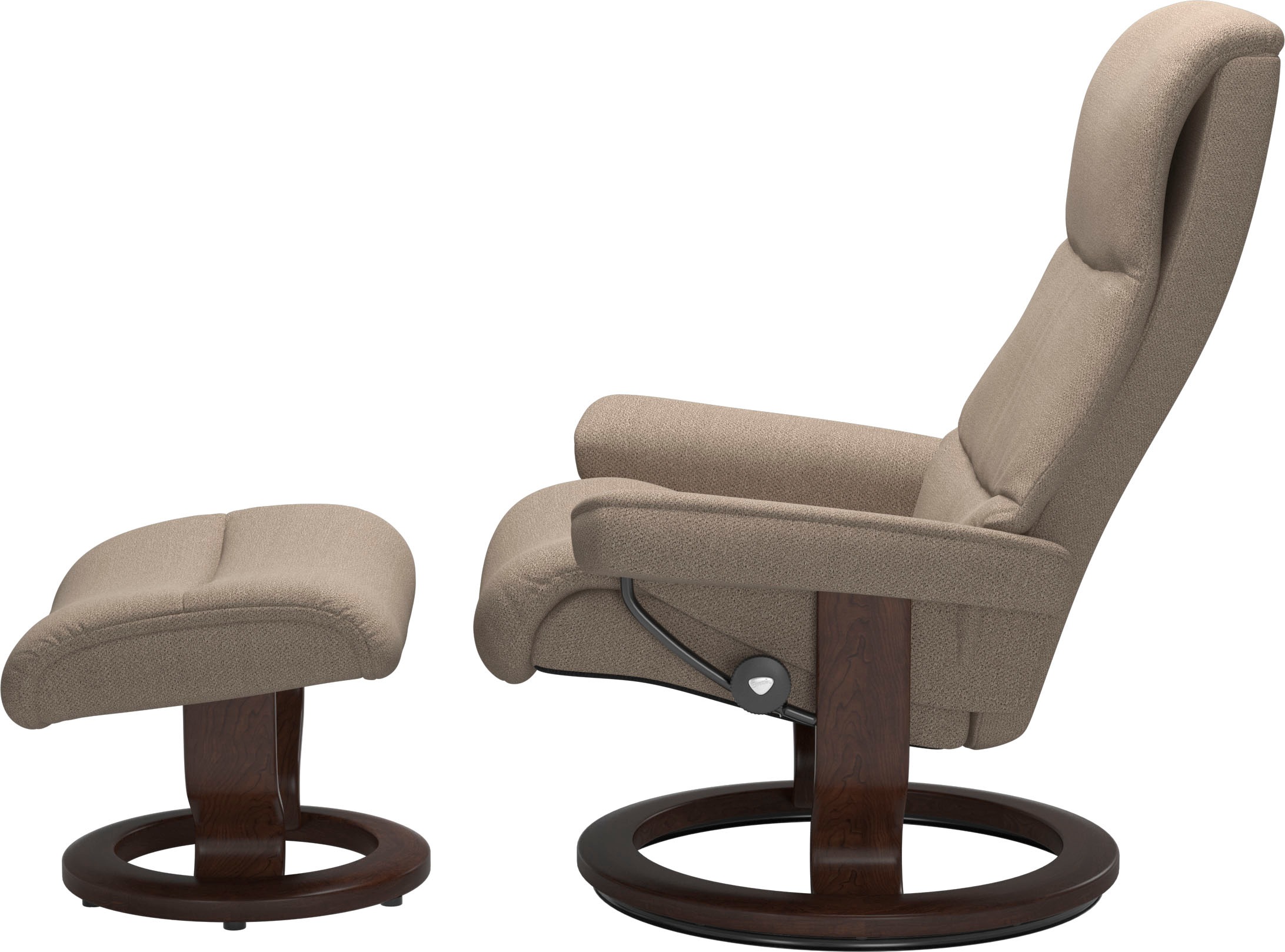 Stressless® Fußhocker »View«, mit Classic Base,Gestell Braun