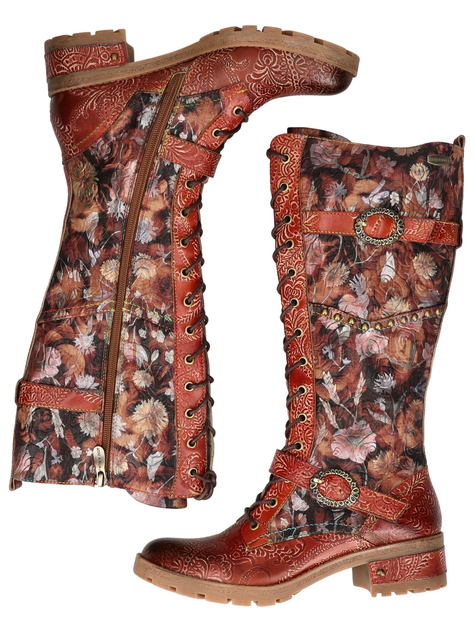 LAURA VITA Schnürstiefel »LAURA VITA Stiefel Leder/Textil«