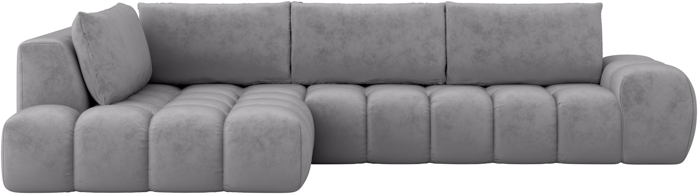OTTO home Ecksofa "AZITA L-Form, XXL 352 cm Designsofa in Bubble-Opitk" los günstig online kaufen