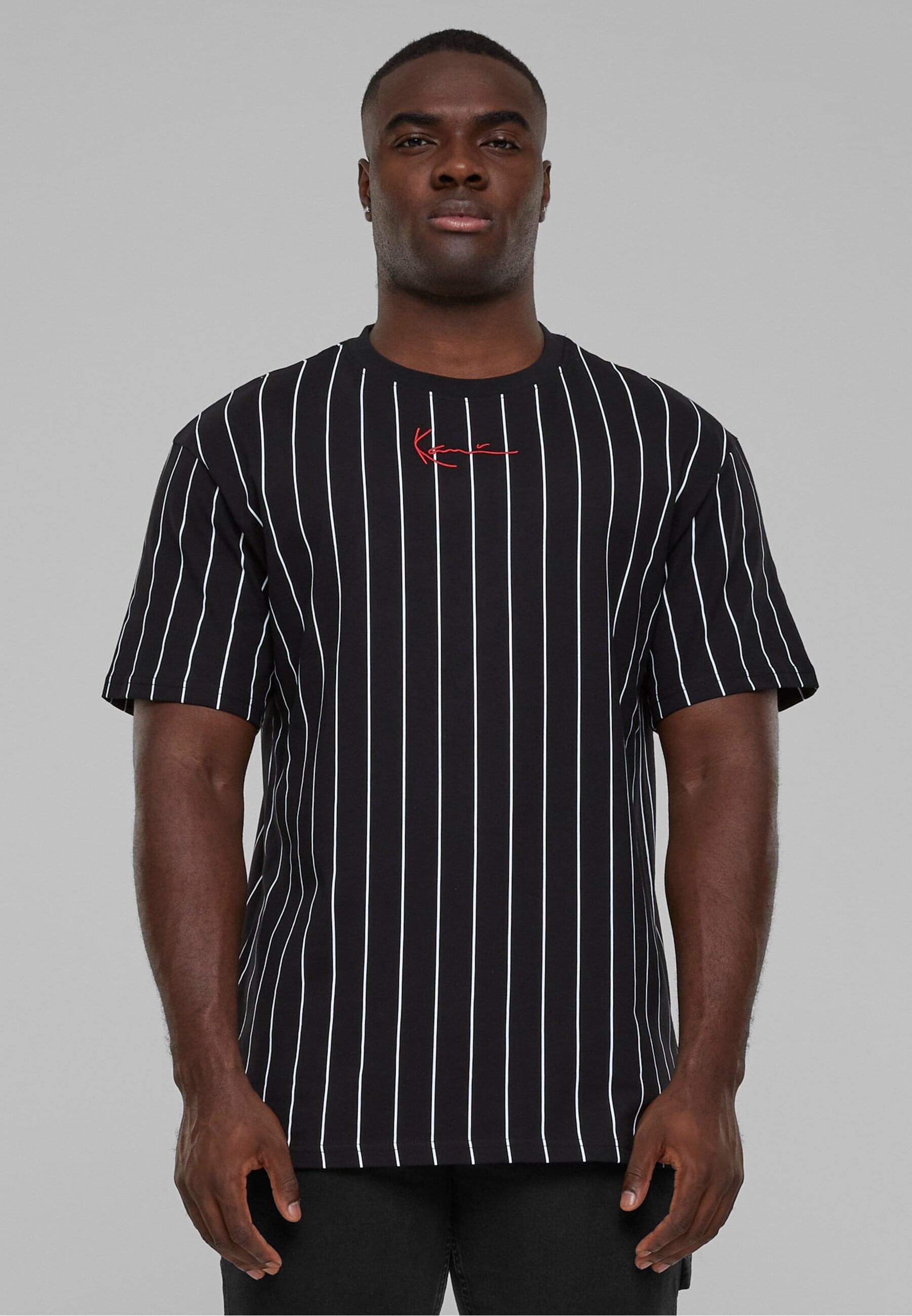 Karl Kani T-Shirt »Karl Kani Herren KM222-101-1 KK 2-Pack Pinstripe + Essential Tee«, (1 tlg.)