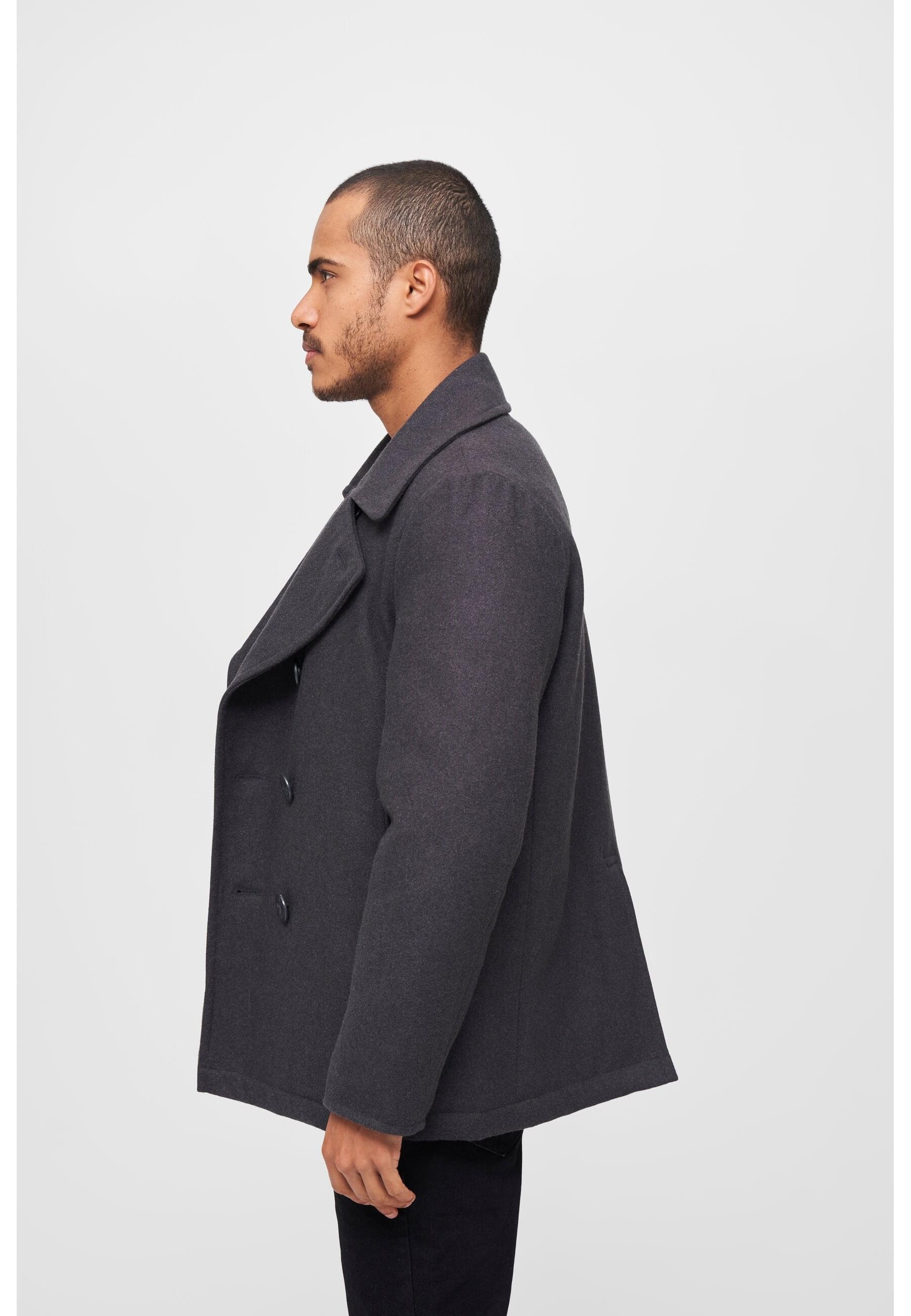 Brandit Winterjacke "Brandit Herren Pea Coat" 1 Stk. tlg. ohne Kapuze günstig online kaufen