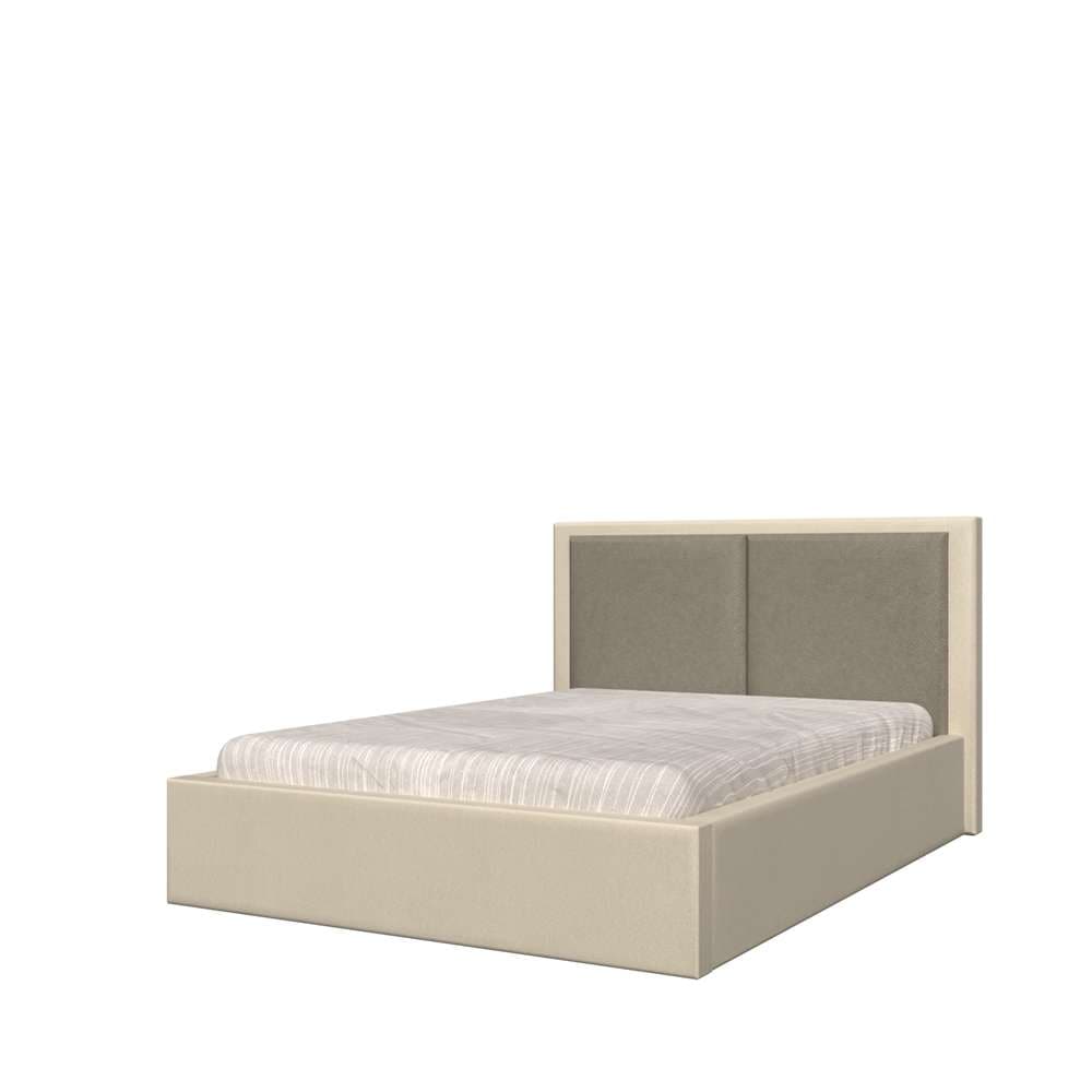 OTTO home Bettgestell "Opera, 160 oder 180 x 200 cm Liegefläche" mit Lattenrost, Bettkasten, Gasdruckfeder, gepolstertes Kopfteil