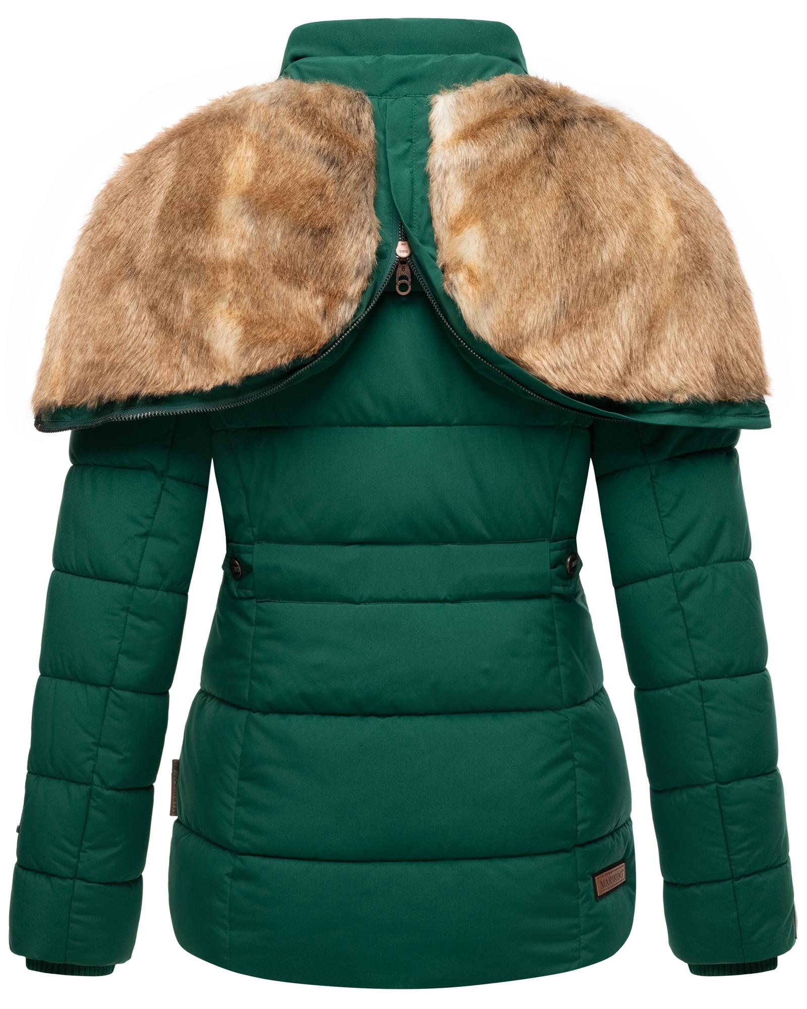 Marikoo Winterjacke »Nekoo«, mit Kapuze, stylische Damen Steppjacke mit großer Kapuze