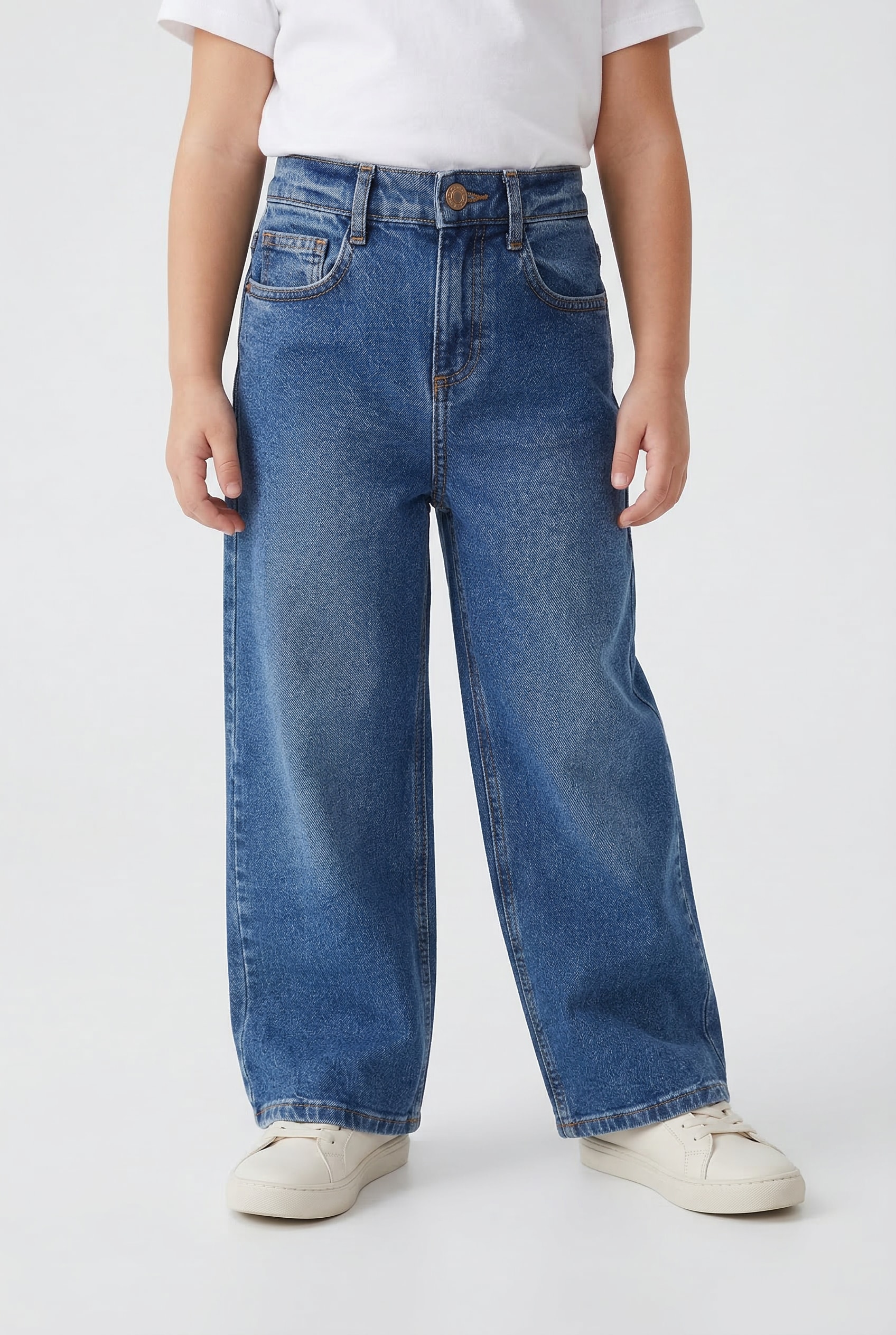 s.Oliver Junior Weite Jeans mit Weitenregulierung innen