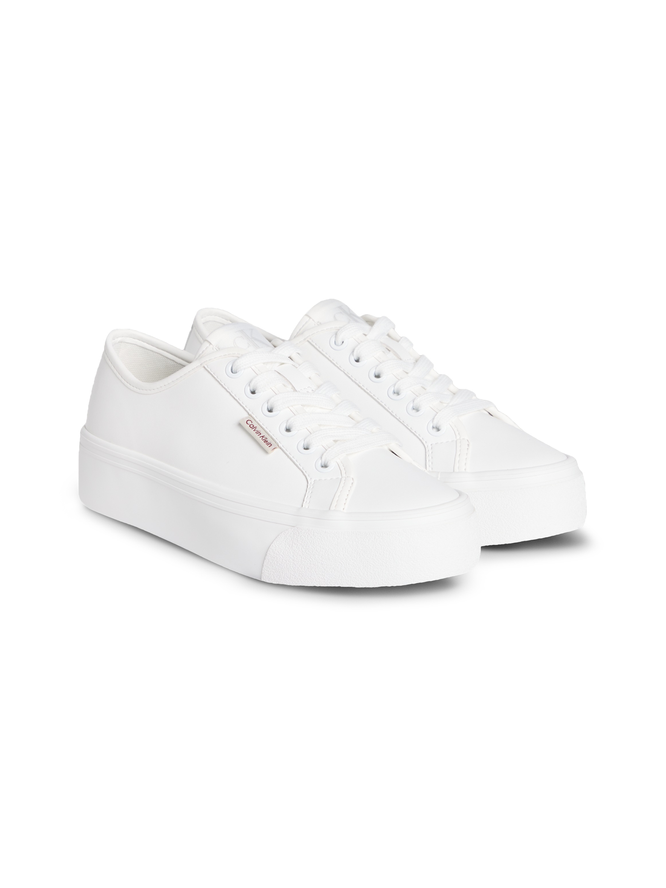 Calvin Klein Jeans Plateausneaker "VULC FLATFORM LTH", Schnürschuh, Halbsch günstig online kaufen