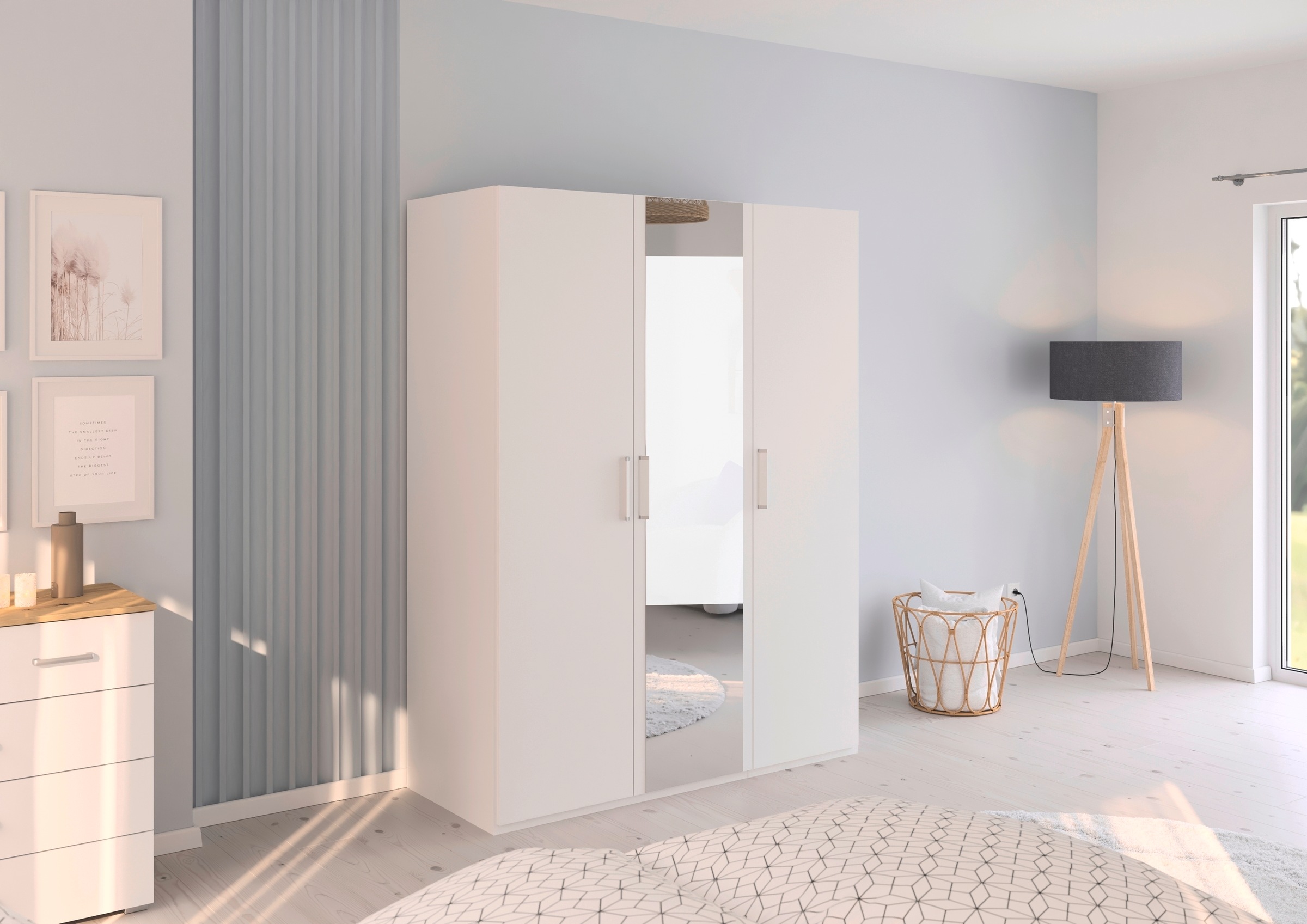 Thumbnail - rauch Drehtürenschrank "Kleiderschrank Schrank Garderobe Schlafzimmerschrank EVELYN" in 2 Höhen 197 oder 210 cm erhältli...