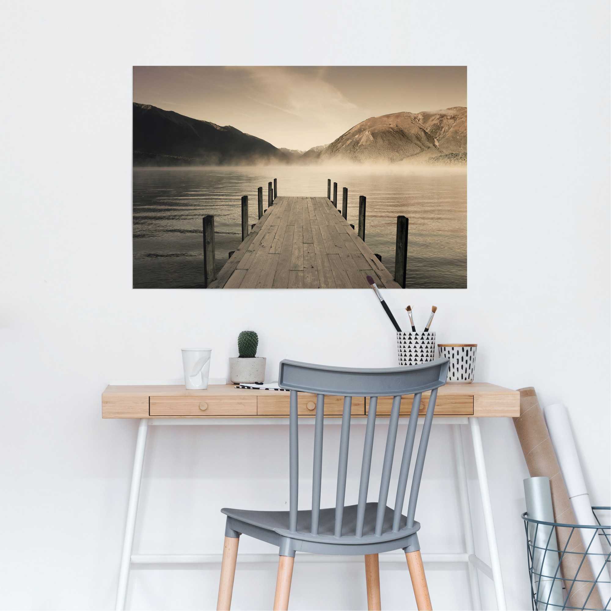 Reinders Poster "Steg Rotoiti See", (1 St.) günstig online kaufen