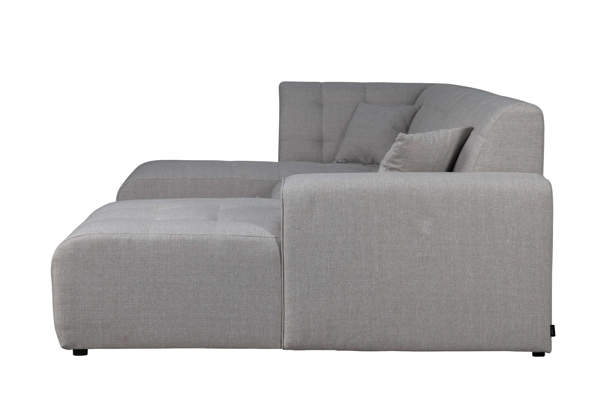 Home affaire Wohnlandschaft »Nosia U-Form«, incl. 2 Zierkissen, mit feiner Steppung