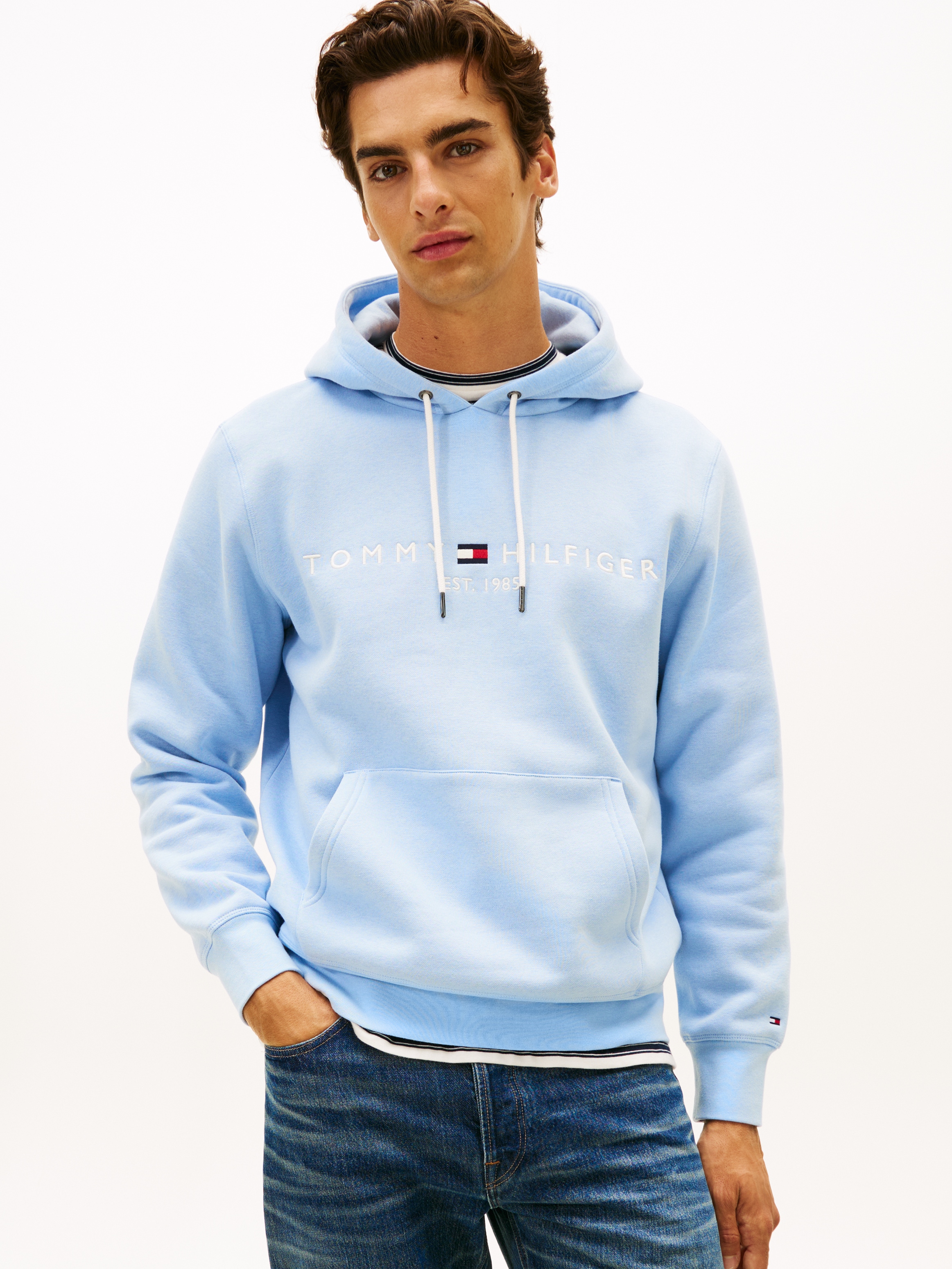 Tommy Hilfiger Kapuzensweatshirt "TOMMY LOGO HOODY mit Kapuze und Känguruta günstig online kaufen