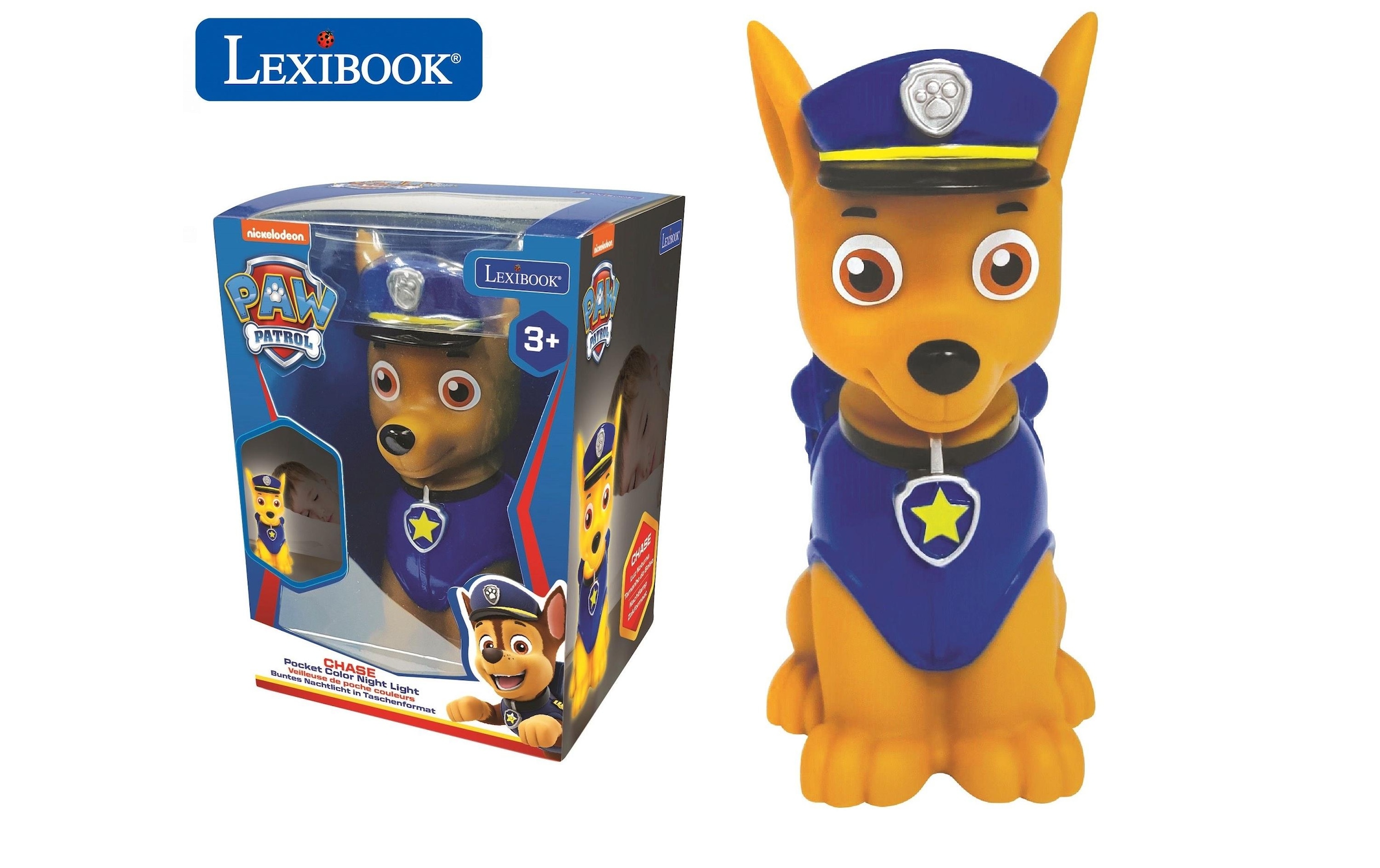 Lexibook® LED Nachtlicht »Paw Patrol Chase 3D 13 cm« Farbwechsler