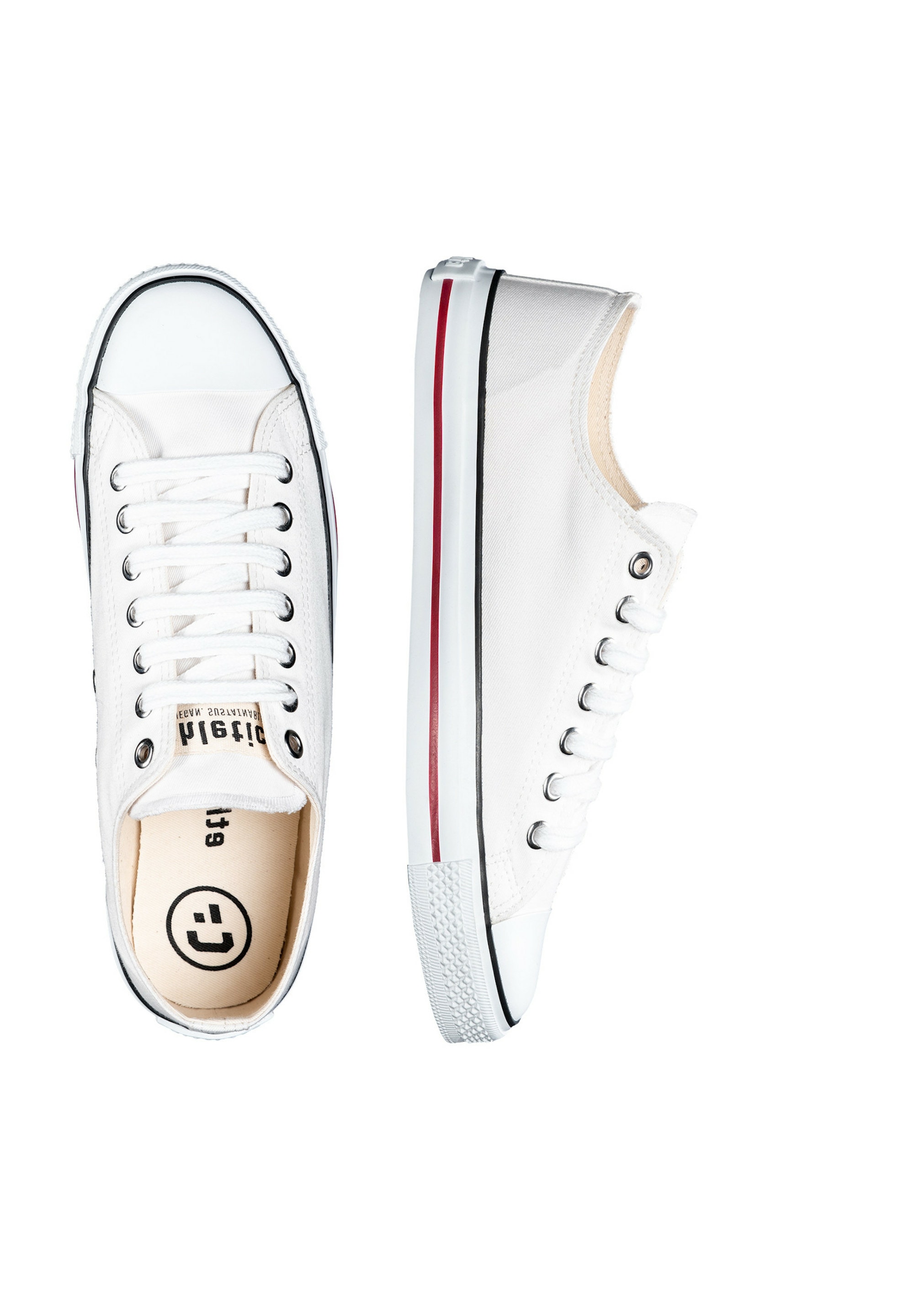 ETHLETIC Sneaker »Fair Trainer White Cap Lo Cut«, Fair / Vegan / Nachhaltig