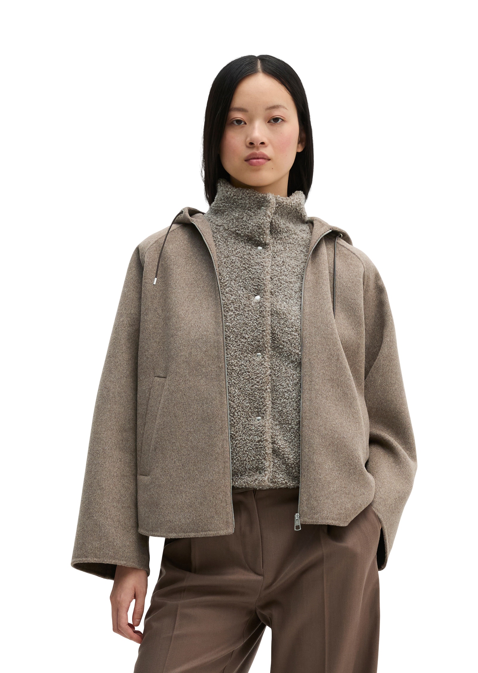Marc OPolo Outdoorjacke "aus hochwertigem Melange-Doubleface"
