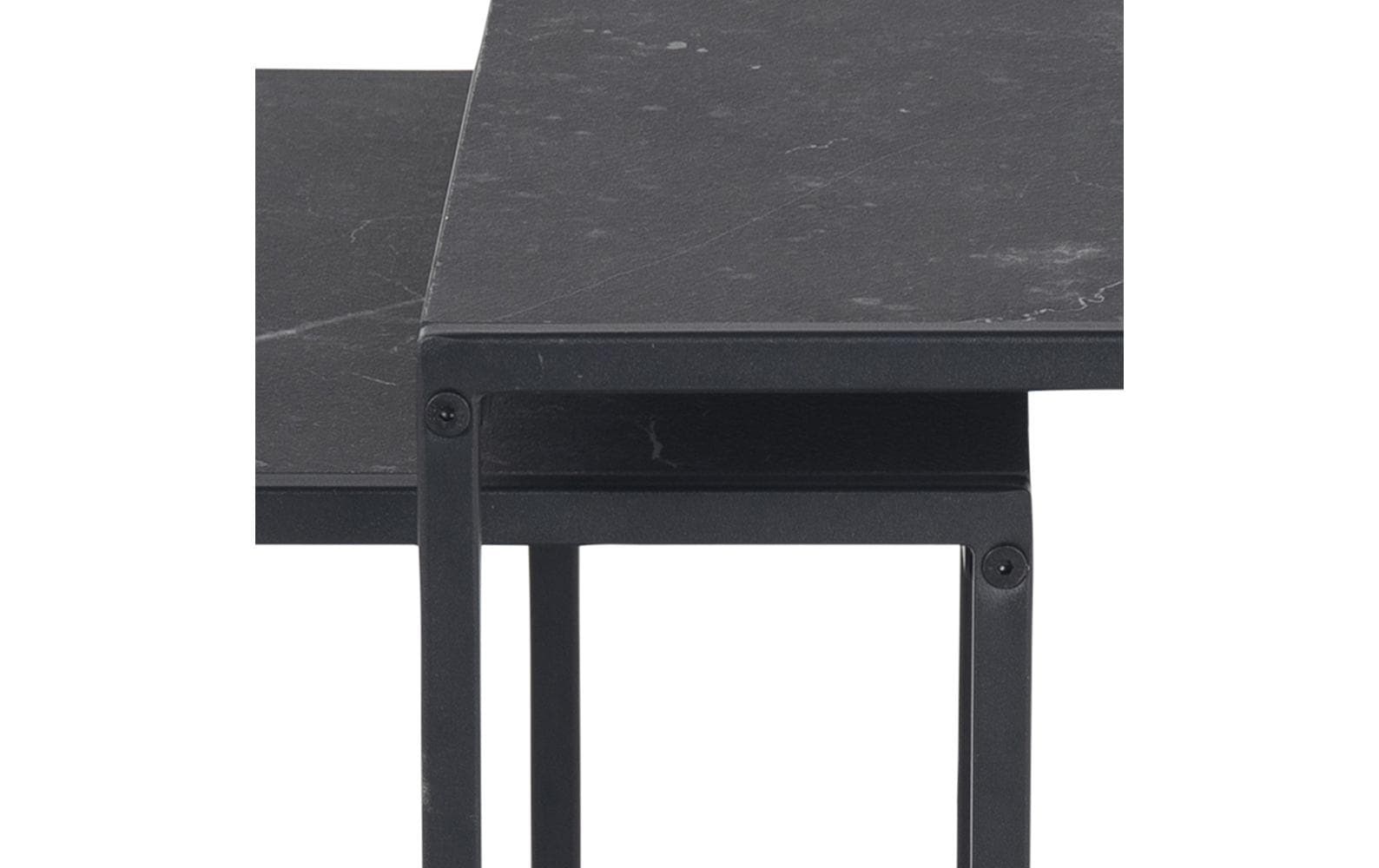 AC Design Beistelltisch »Infinity 2 Stück Schwarz«
