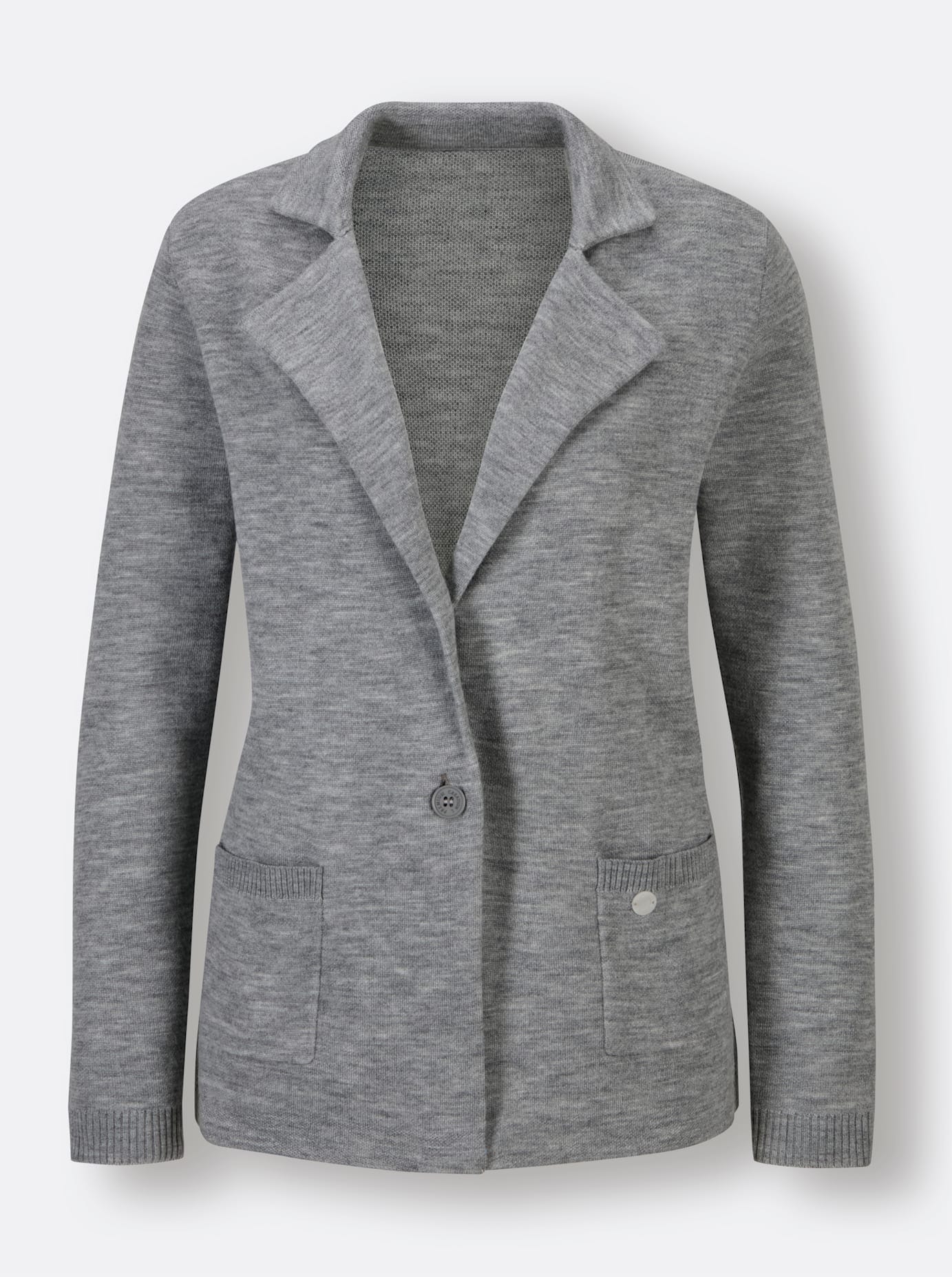 CREATION L PREMIUM Jacquardstrickjacke