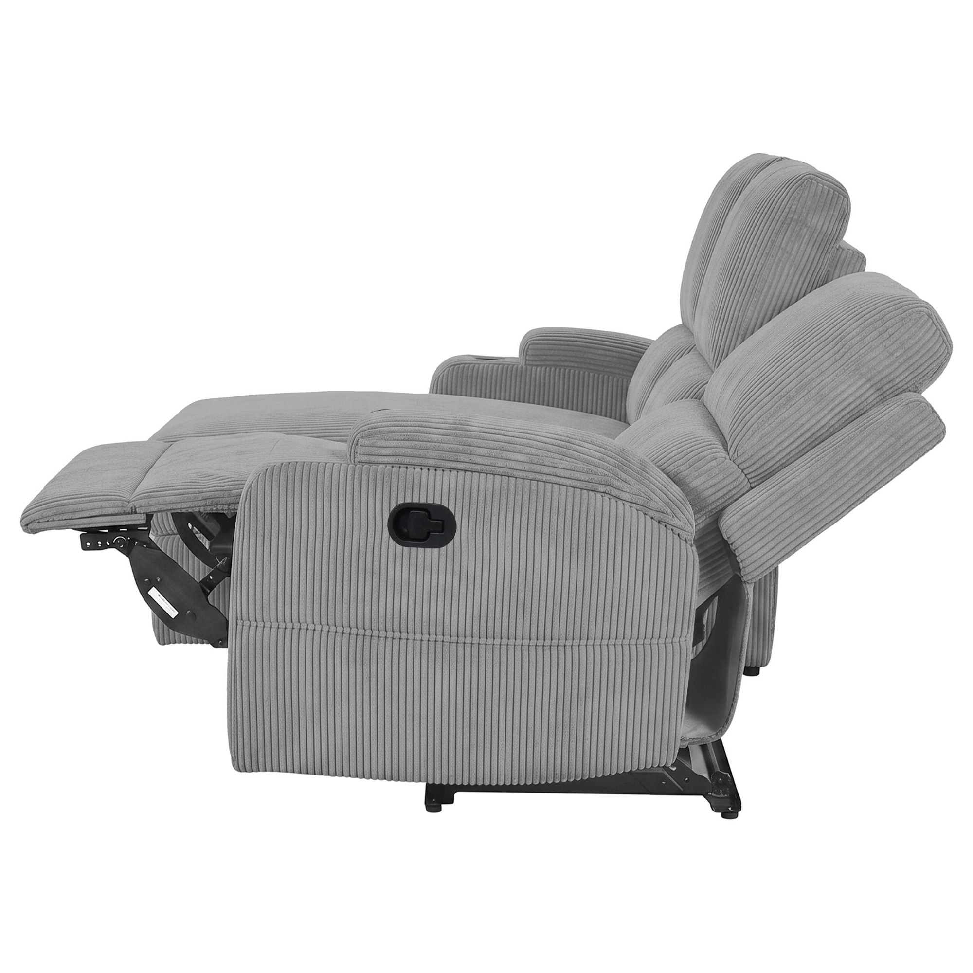OTTO home Ecksofa »NAPORI Cord, Multimediasofa, L-Form« man. oder elektr. Relaxfuntion, USB-A bei elektr. Variante, Staukasten