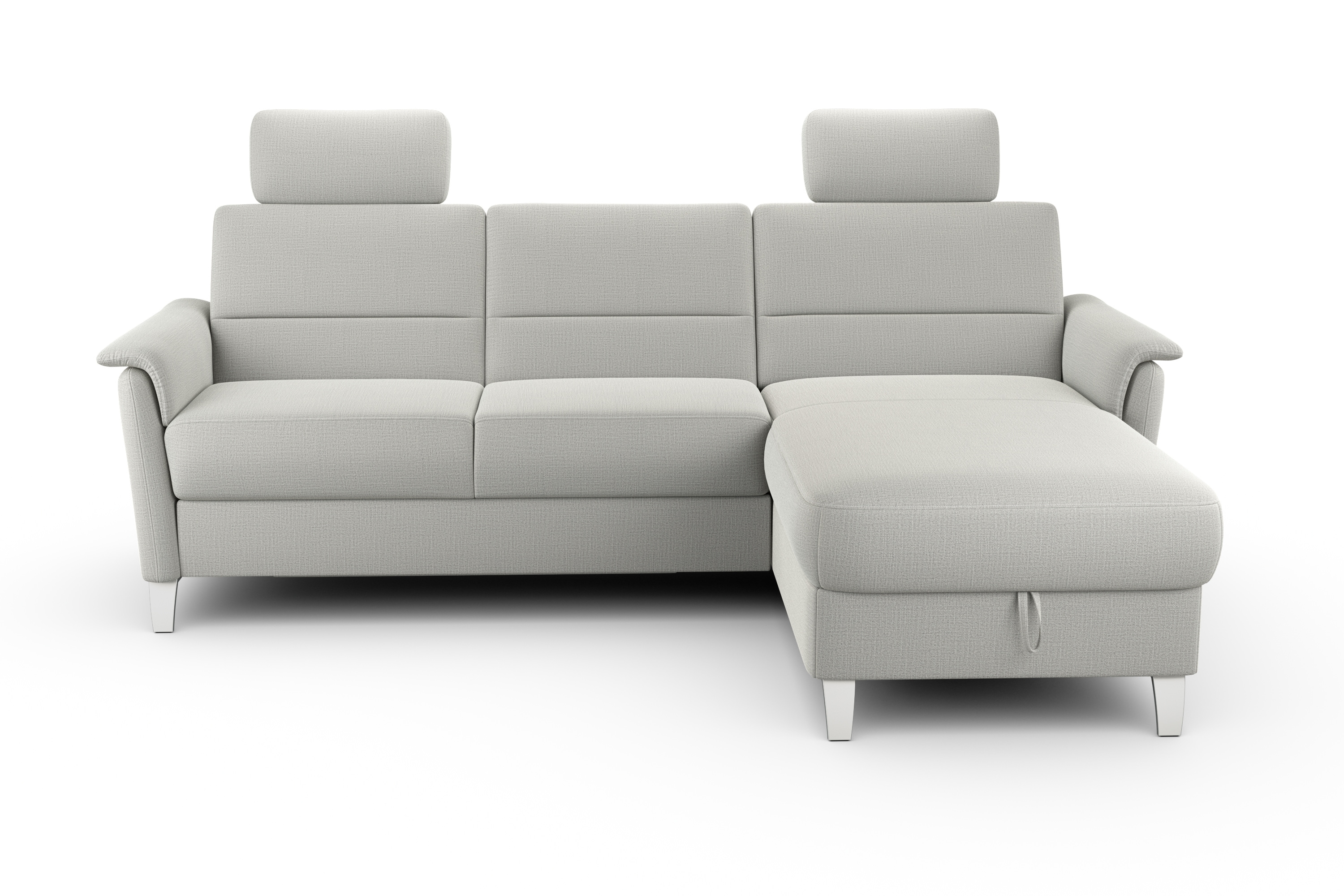 sit&more Ecksofa "Palmera L-Form, B: 244 cm" optional Schlaffunktion & Bettkasten, Federkern