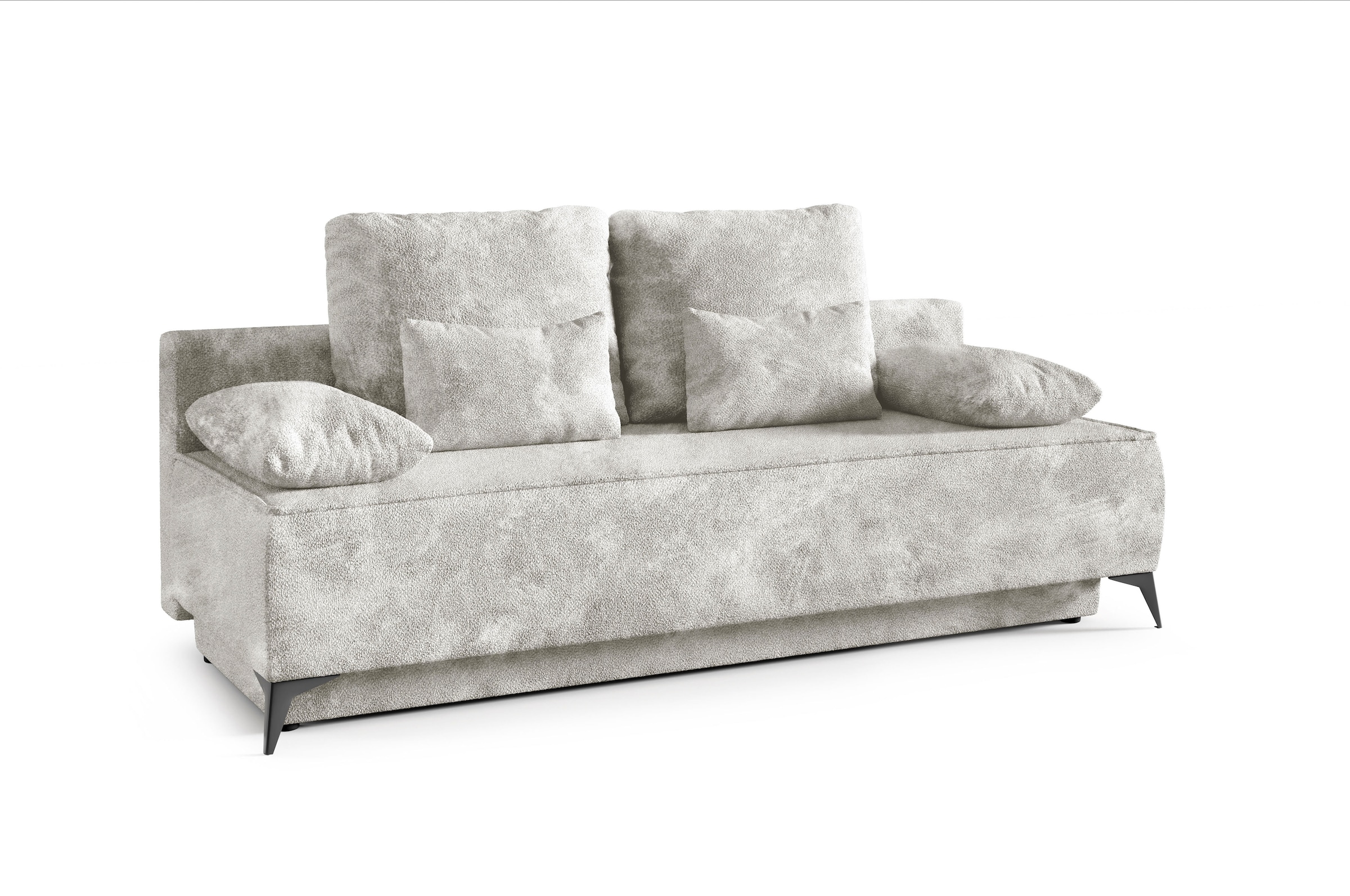 WERK2 Schlafsofa »Indira«, 2-Sitzer Sofa & Schlafcouch mit Bettkasten
