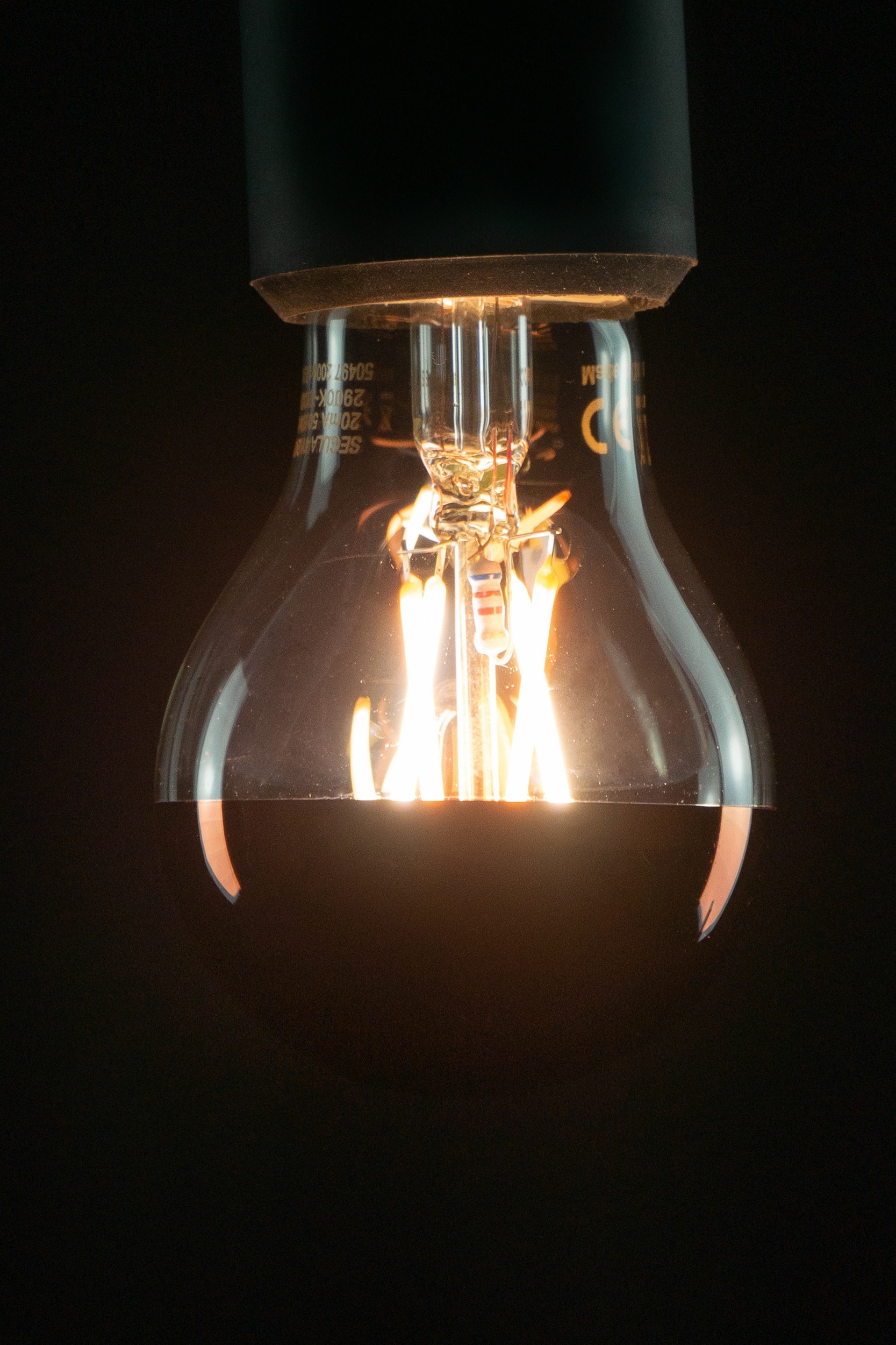 SEGULA LED-Leuchtmittel »LED Glühlampe Spiegelkopf Kupfer«, E27, Warmweiß, dimmbar, E27, Glühlampe Spiegelkopf Kupfer, 2700K