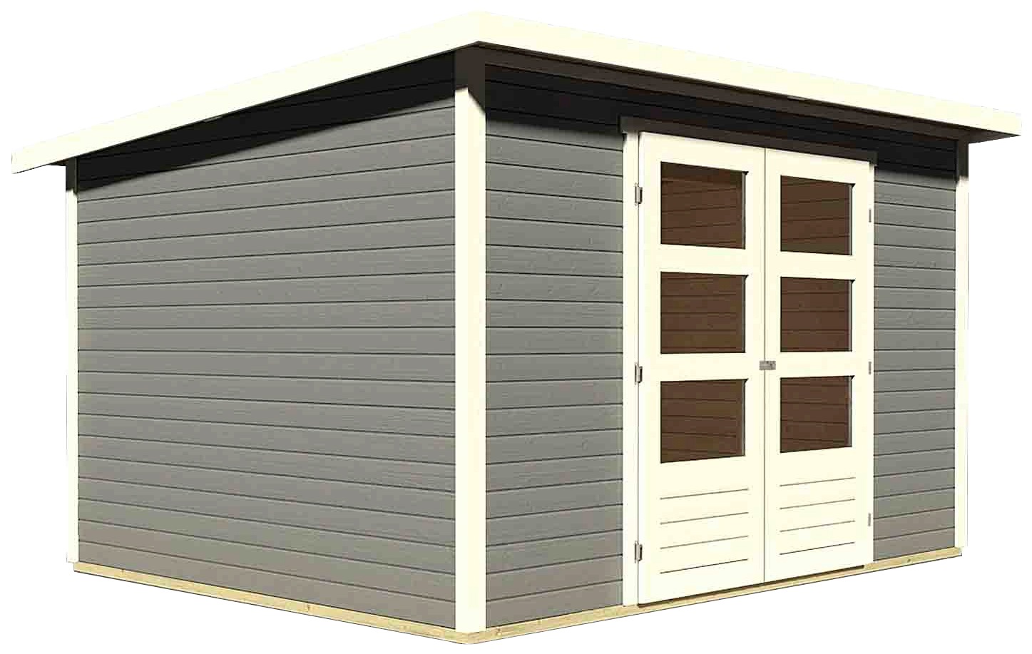 Karibu Gartenhaus "Stockach 5" naturbelassen oder terragrau günstig online kaufen