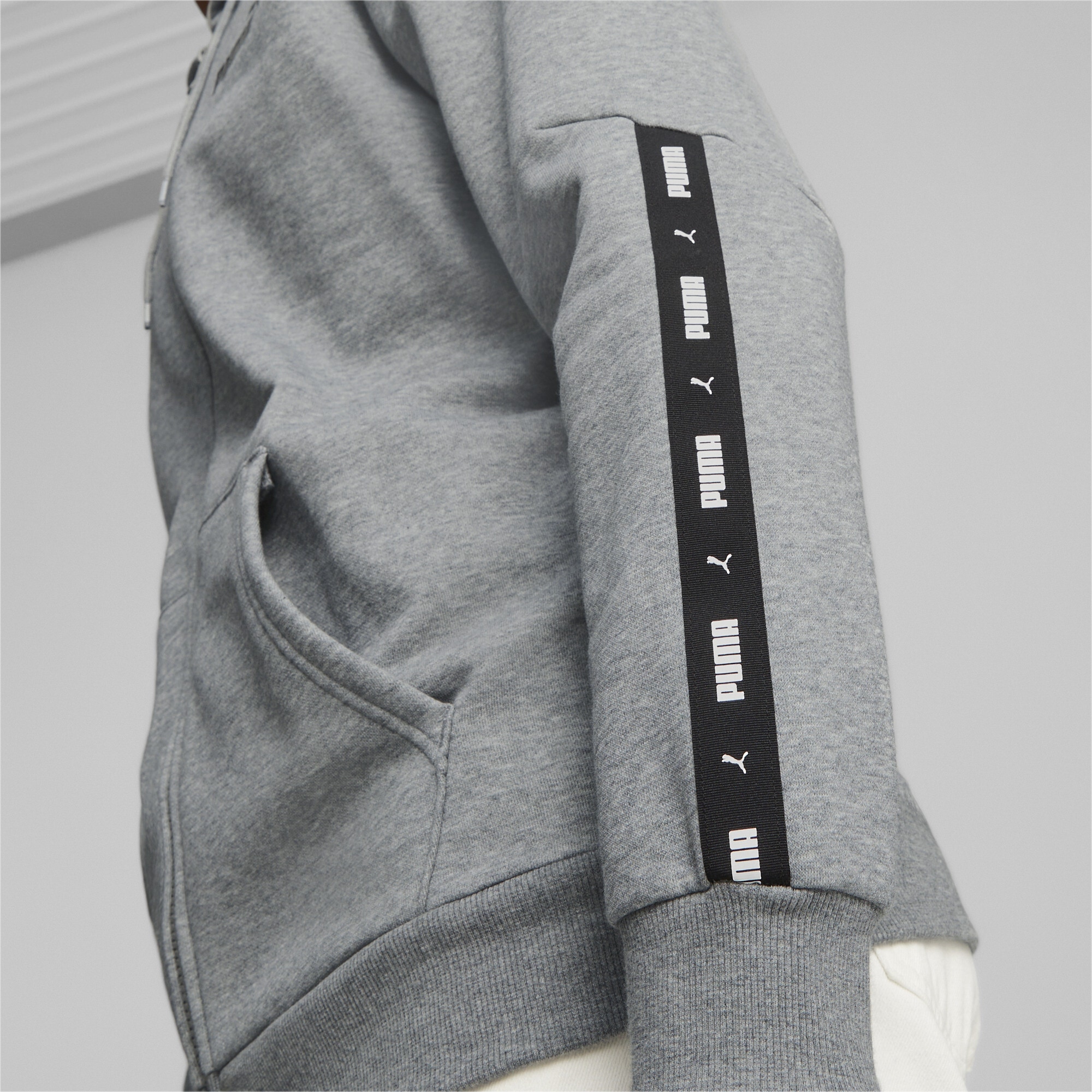 PUMA Sweatshirt »Essentials+ Tape Reißverschluss-Hoodie Herren«