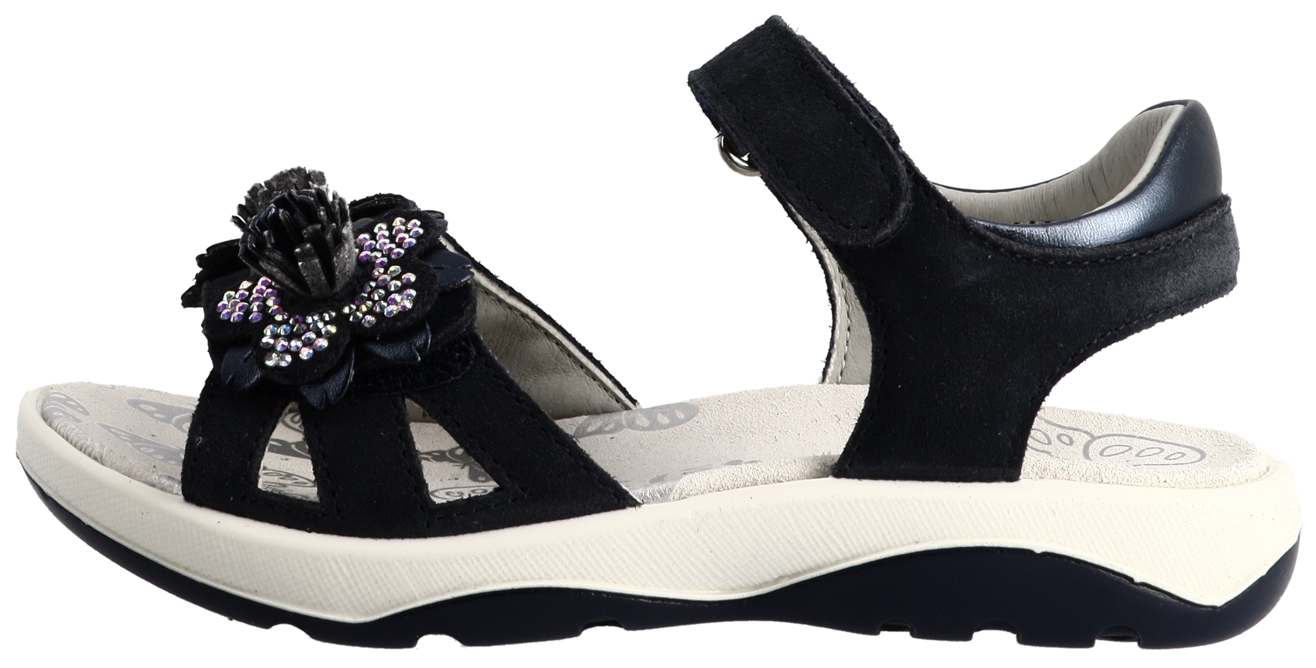 Lurchi Sandale "Florini 1" Klettschuh mit Fransen, Größenschablone zum Download
