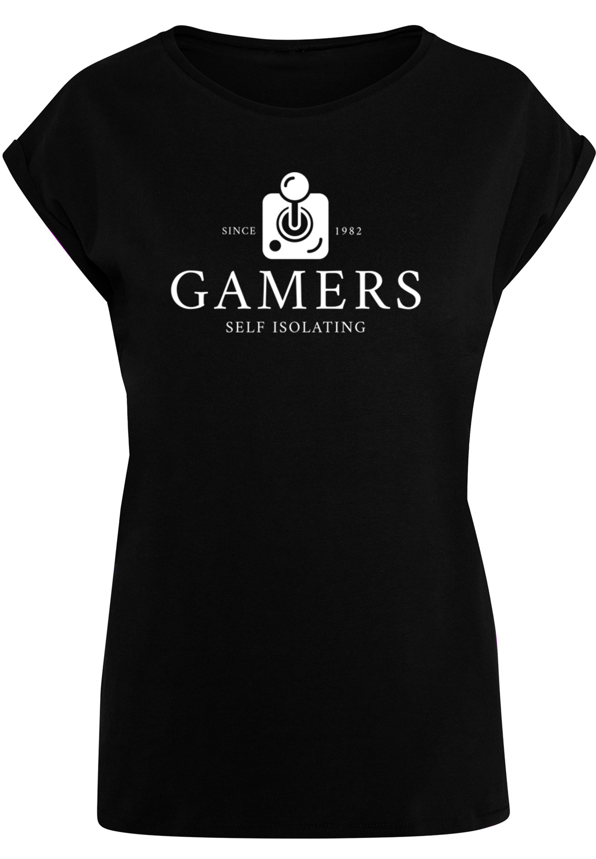 F4NT4STIC T-Shirt "Retro Gaming Gamers Self Isolating", Print günstig online kaufen