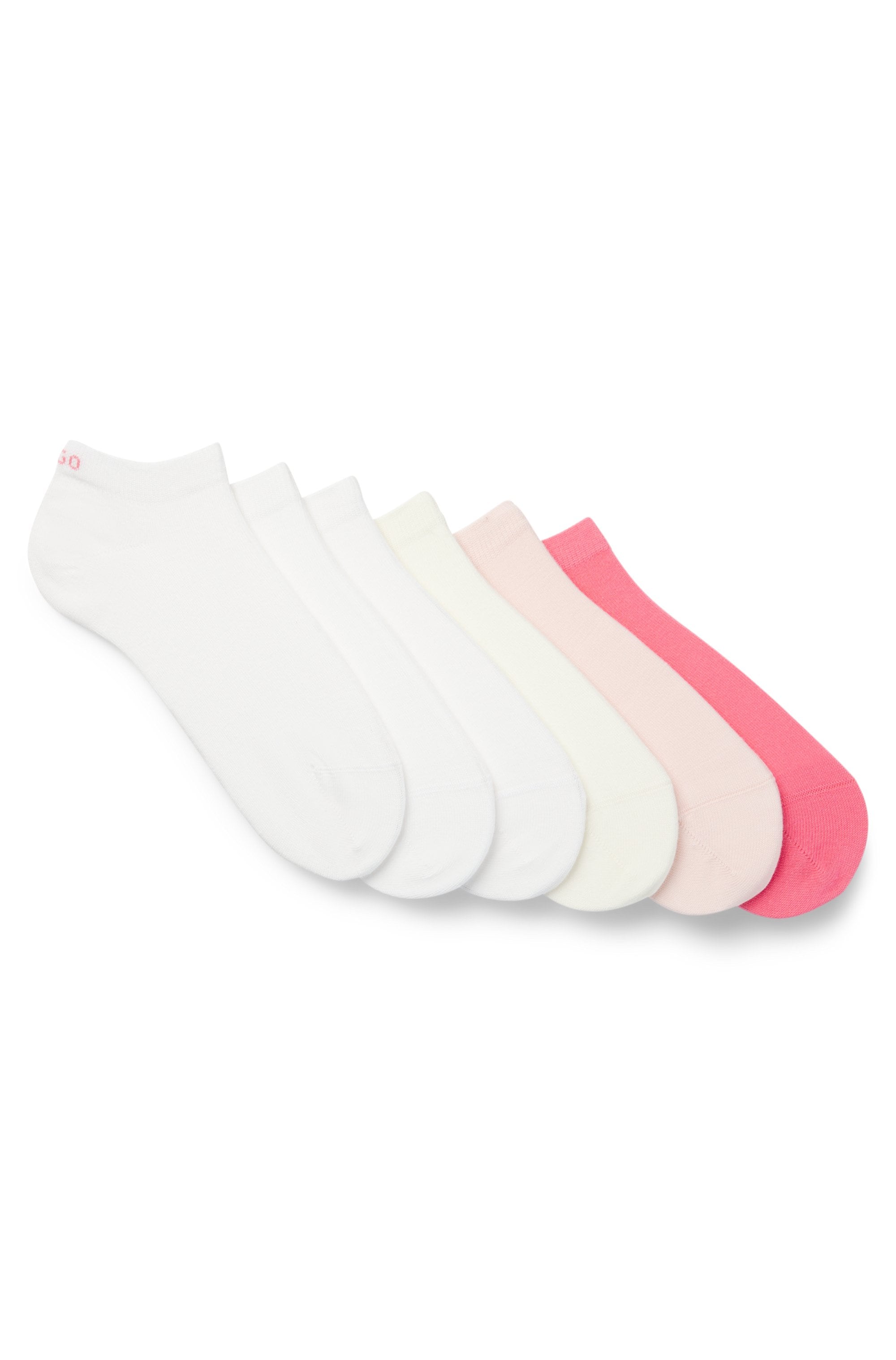HUGO Underwear "6P AS UNI CC W 10" Packung, 6er Pack, 6 Paar tlg. mit HUGO Schriftzug