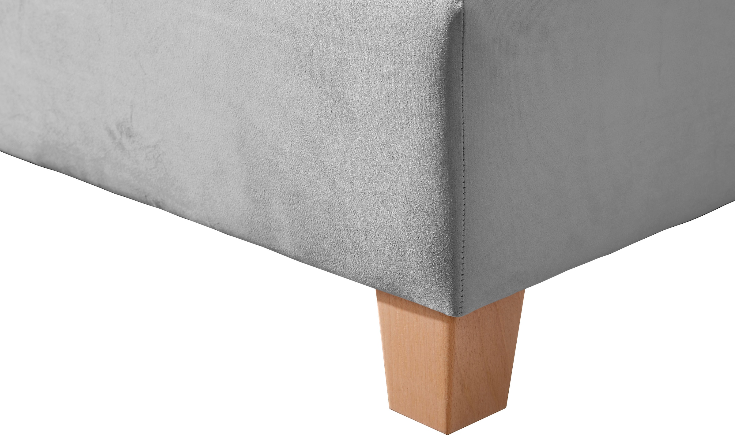 Home affaire Boxspringbett »Fargo«, inkl. Topper, in 3 Matratzenarten, in Samt- oder Strukturstoff