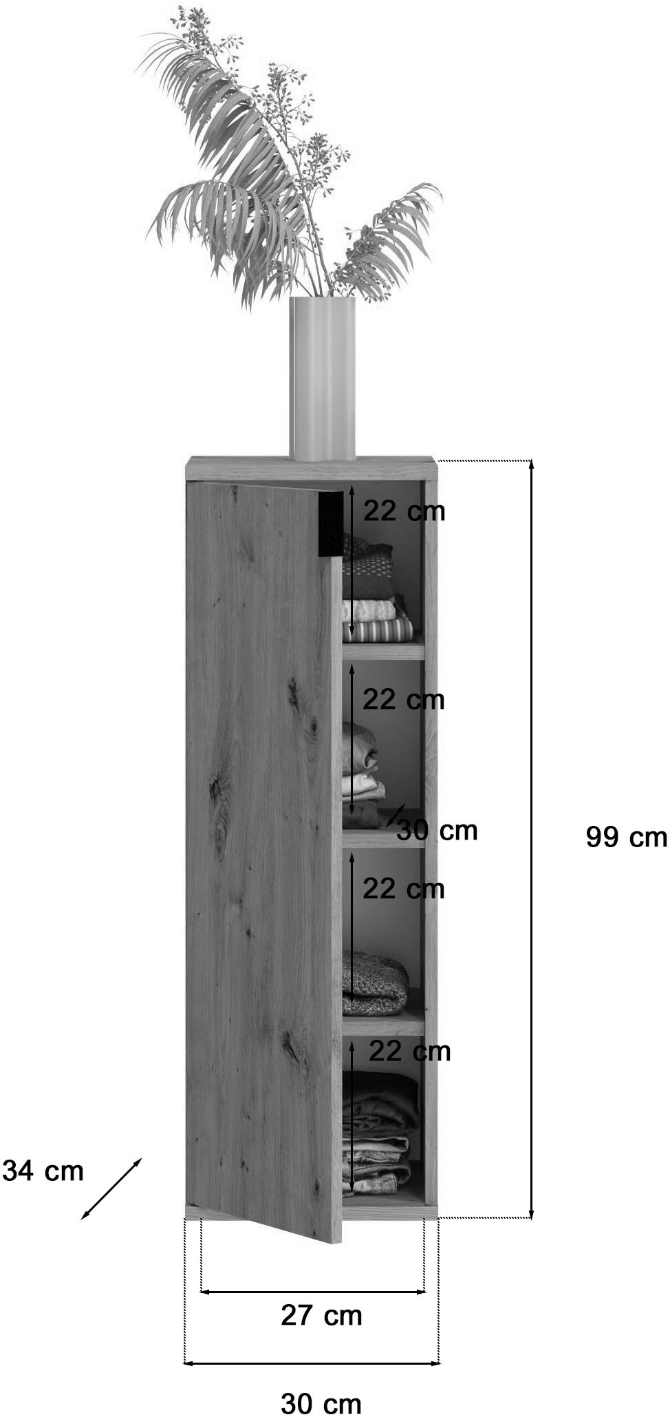 INOSIGN Garderoben-Set »Trondheim, Breite 91 cm, best. aus 2 Kommoden, 3 Türen, 10 Fächer«, (Set, 2 St.), Kommode, Sideboard, Kommodenkombination, Kommoden Set