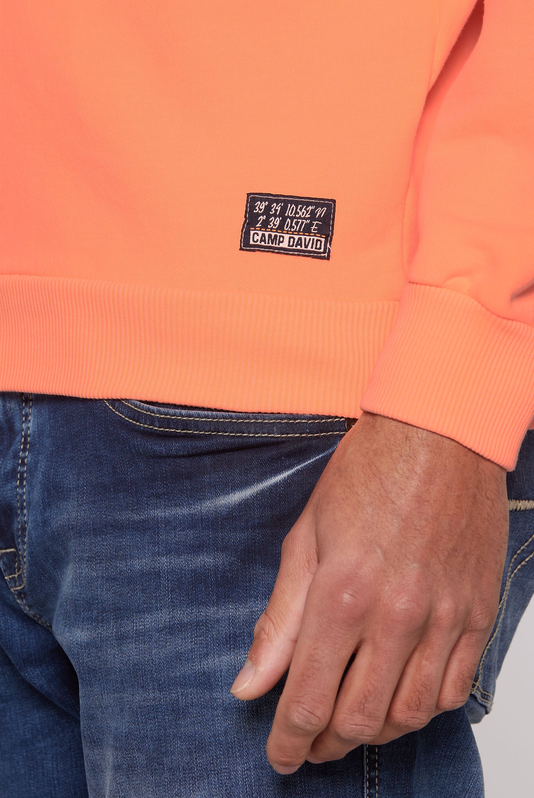 CAMP DAVID Kapuzensweatshirt, aus Baumwolle