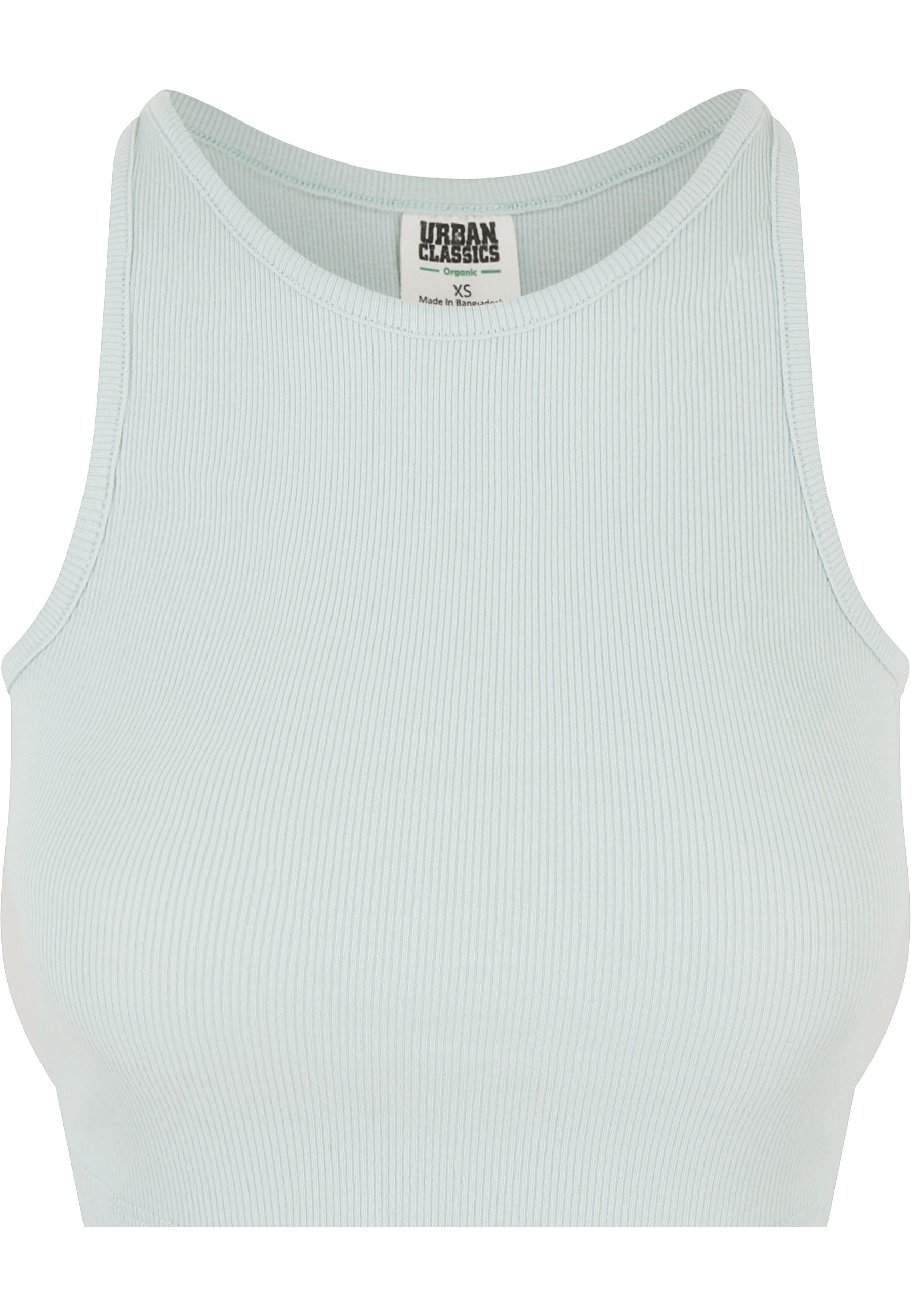 URBAN CLASSICS Tanktop "Urban Classics Damen Ladies Organic Cropped Rib Top günstig online kaufen