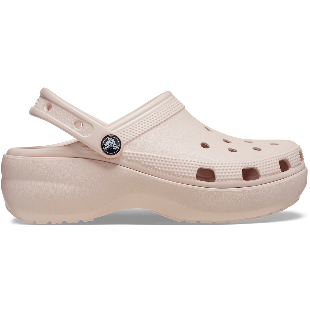 Crocs Clog »Classic Platform Clog W«, Plateau, Sommerschuh, Schlappen, Hausschuh, trendige Plateausohle