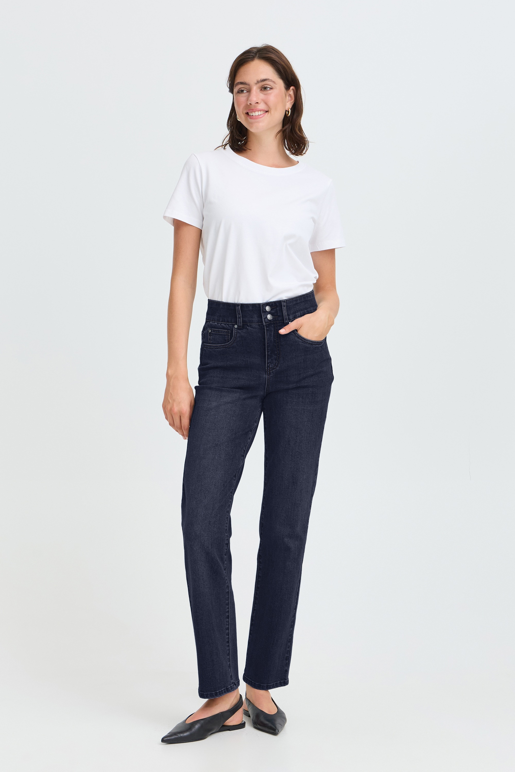 fransa Regular-fit-Jeans »Damen Jeans FRLISSI«