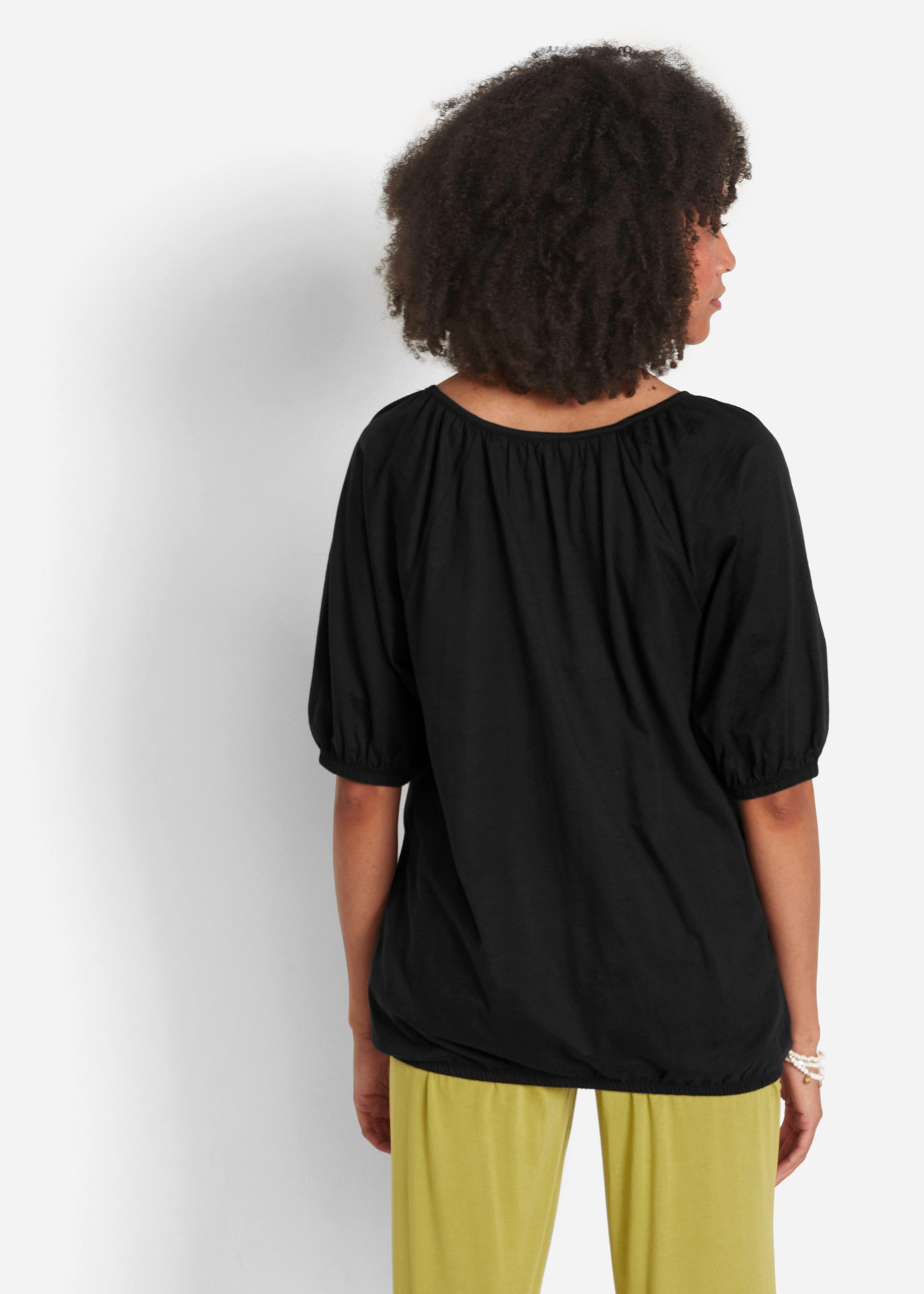 bonprix T-Shirt "Shirt aus reiner Baumwolle" Shirt aus reiner Baumwolle günstig online kaufen