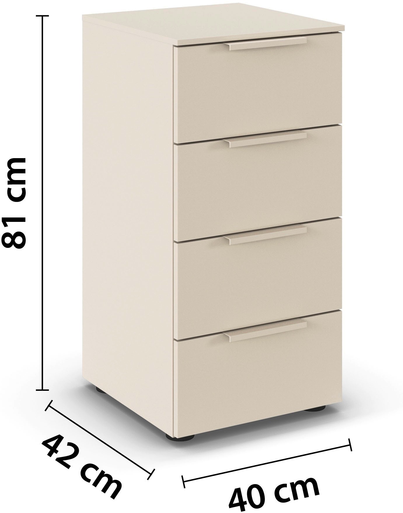 LeGer Home by Lena Gercke Kommode »Kommode Sideboard Schubladenkommode SERINA eleganter Eyecatcher« mit 4 Schubkästen sowie hochwertigen Metallgriffen MADE IN GERMANY