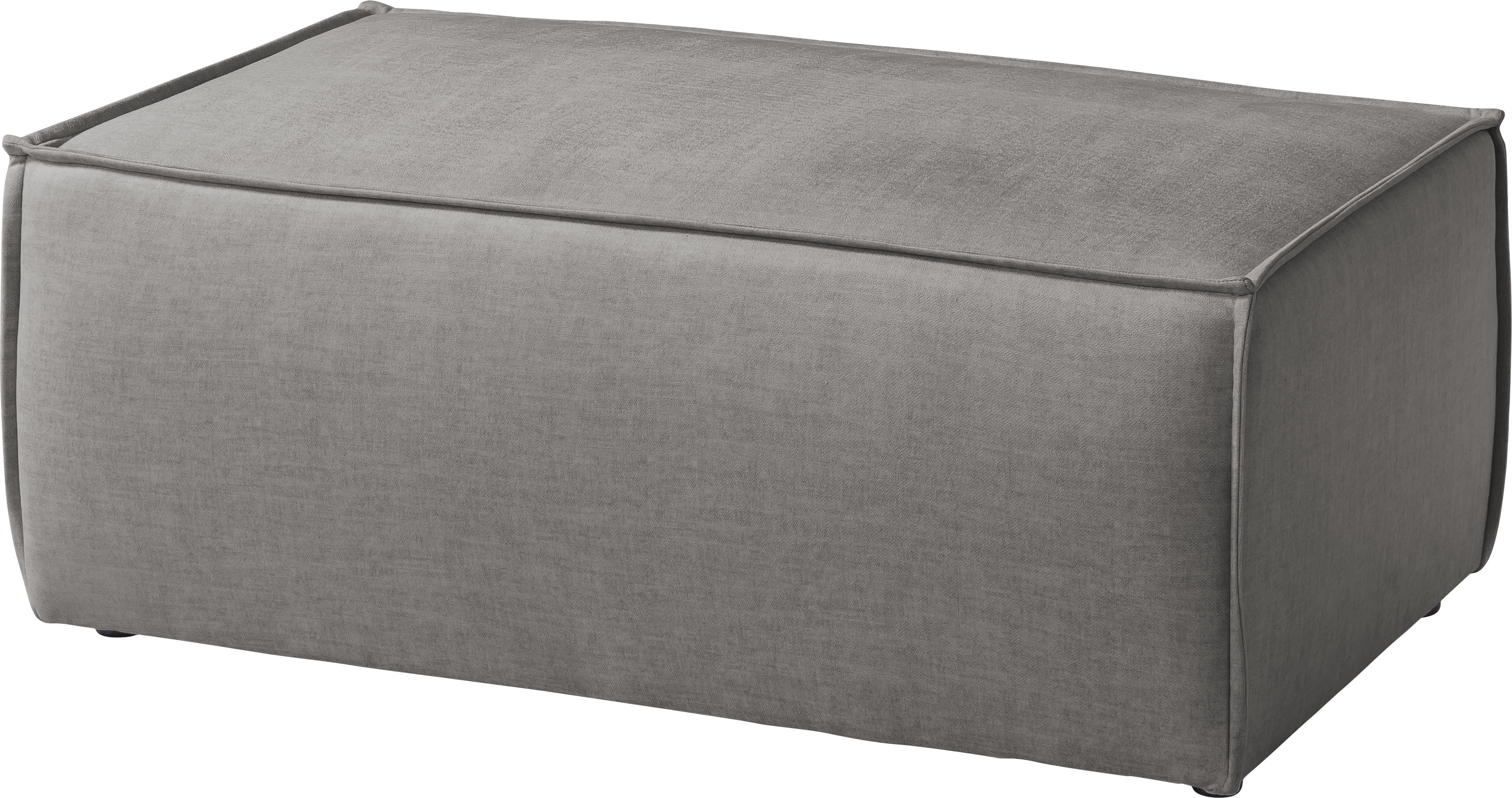 OTTO home Hocker "SHERWOOD Samtvelours Polsterhocker" passend zur Polster-Serie SHERWOOD