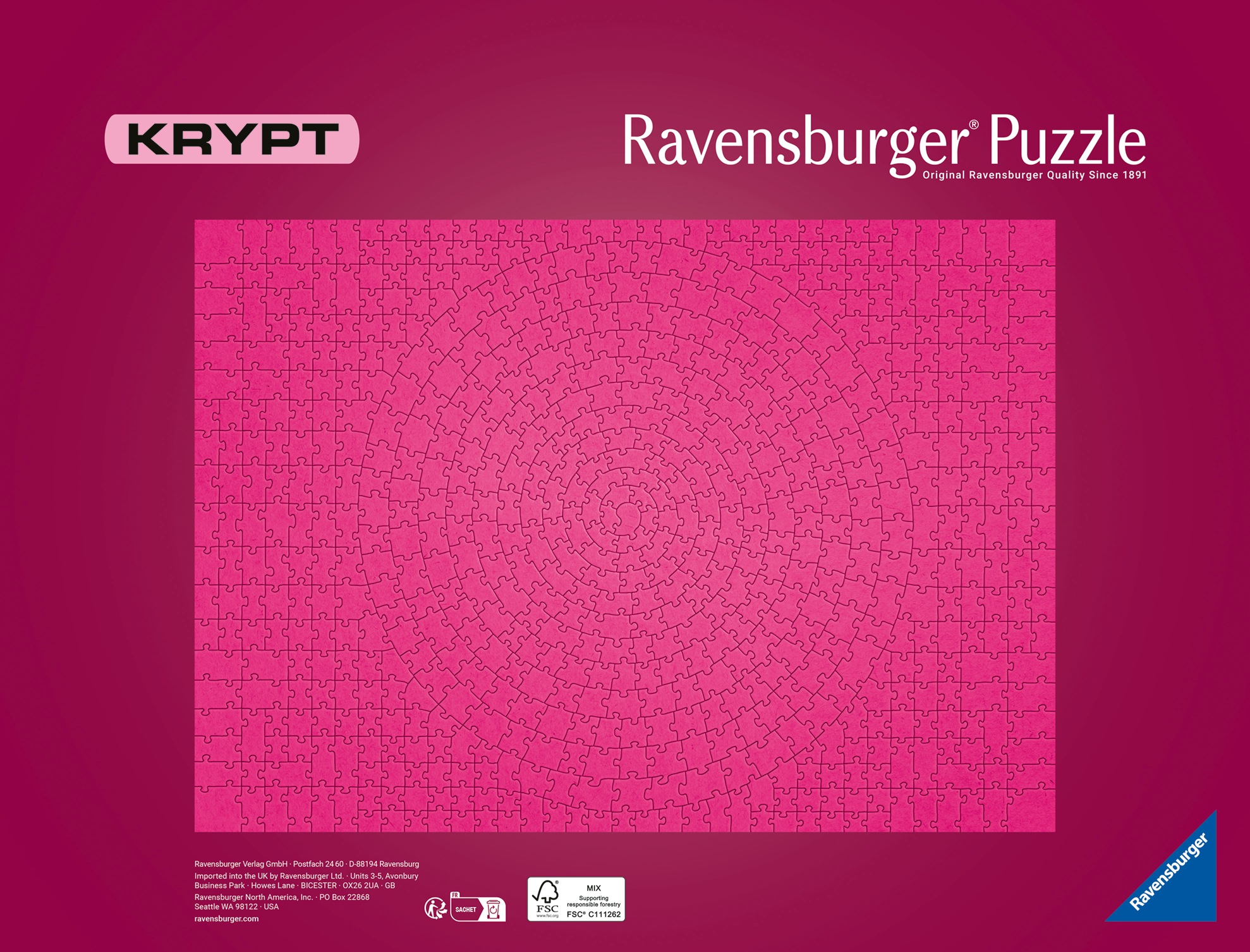 Ravensburger Puzzle »Krypt Pink«, Made in Germany