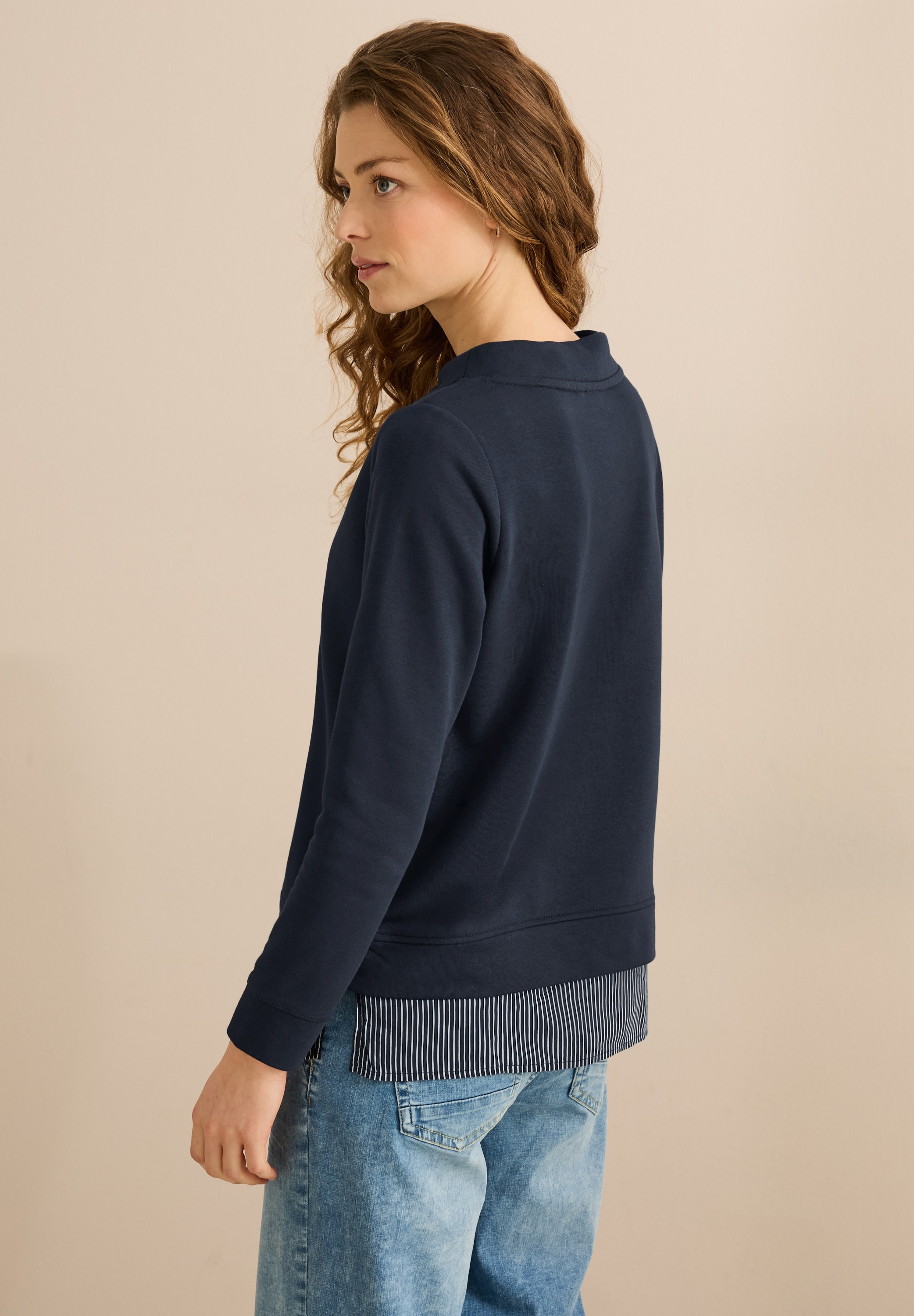 Cecil Sweatshirt, im soften Baumwoll-Mix