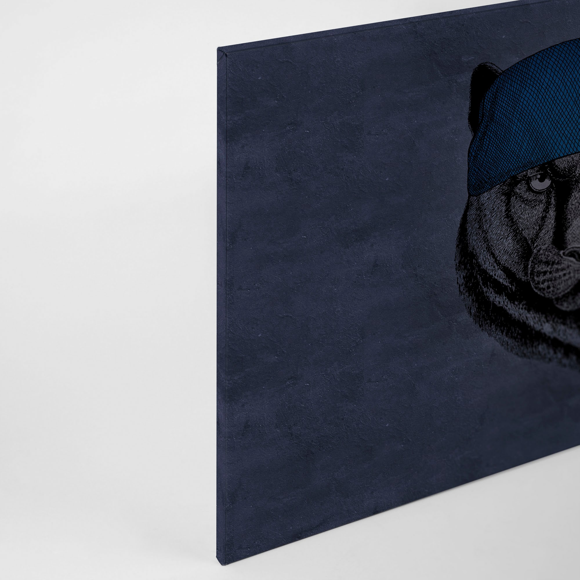 A.S. Création Leinwandbild »panther«, Kunst-Tiere-Kinder, (1 St.), Wild Tier Keilrahmen Panther Dschungel Leinwand-Bild Wohnzimmer modern