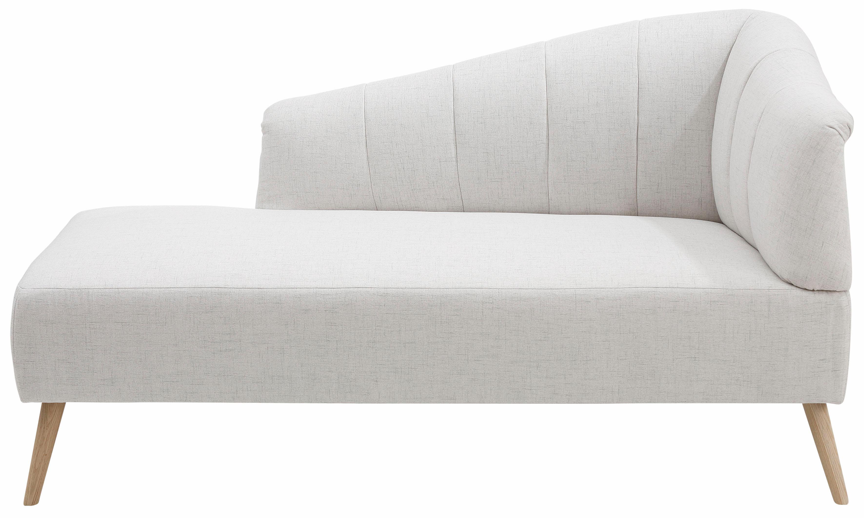 Thumbnail - OTTO home Recamiere "Lucy, Chaiselonge mit Massivholzfüßen und Steppung," Armlehne links und rechts bestellbar