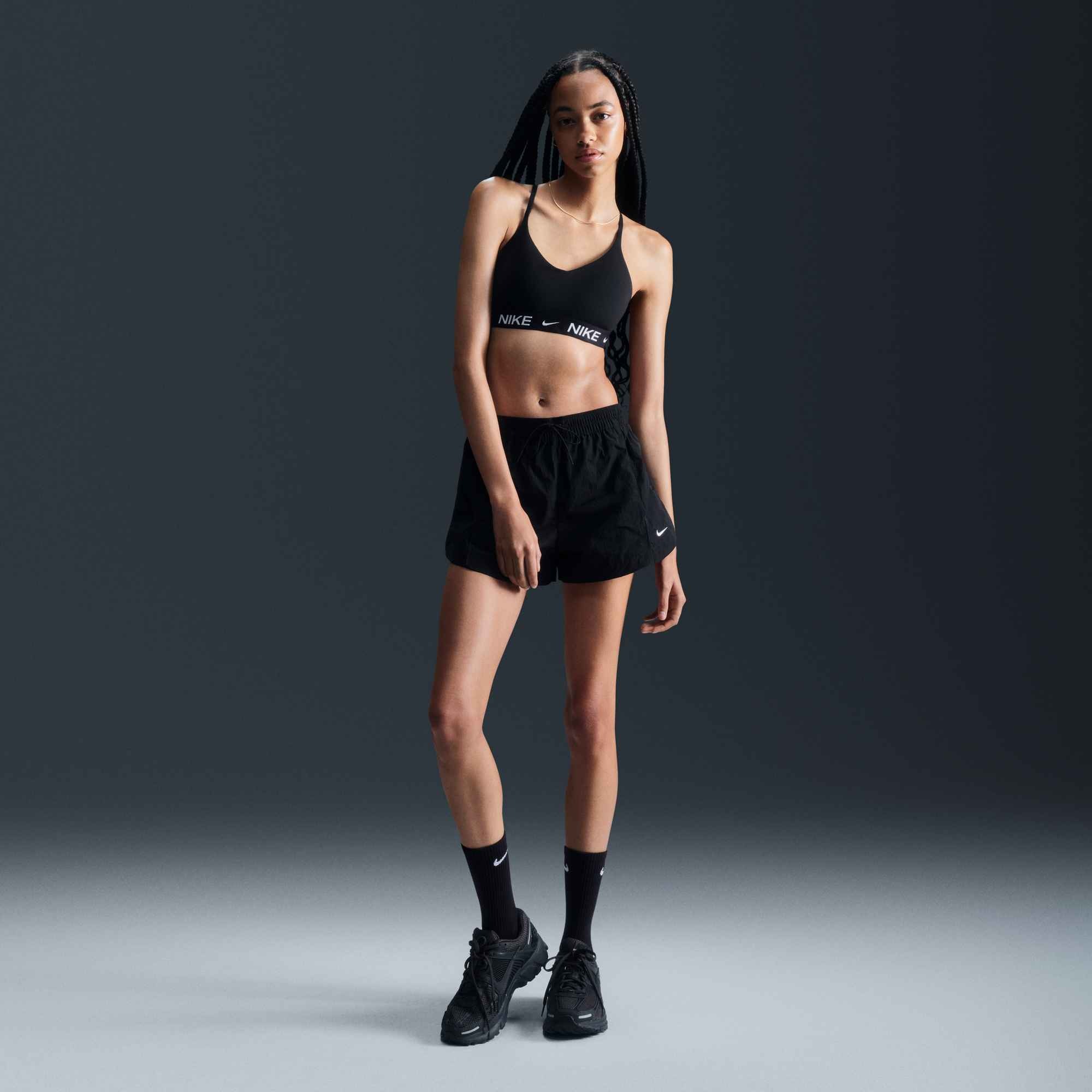 Nike W NK DF Indy Lgt Spt Bra Tanktop Black/White XS 5