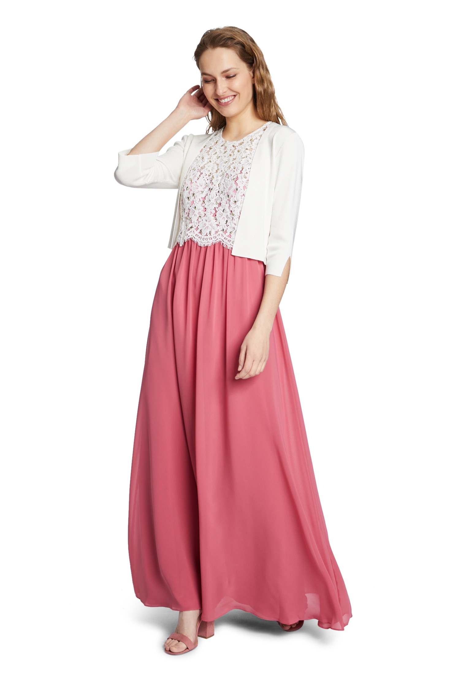 Vera Mont Strickjacke »Vera Mont Strickbolero langarm«, Ärmelschlitz
