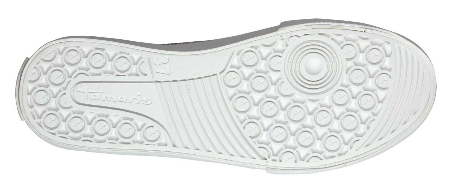 Tamaris Plateausneaker, Freizeitschuh, Halbschuh, Schnürschuh mit Logo an der Ferse