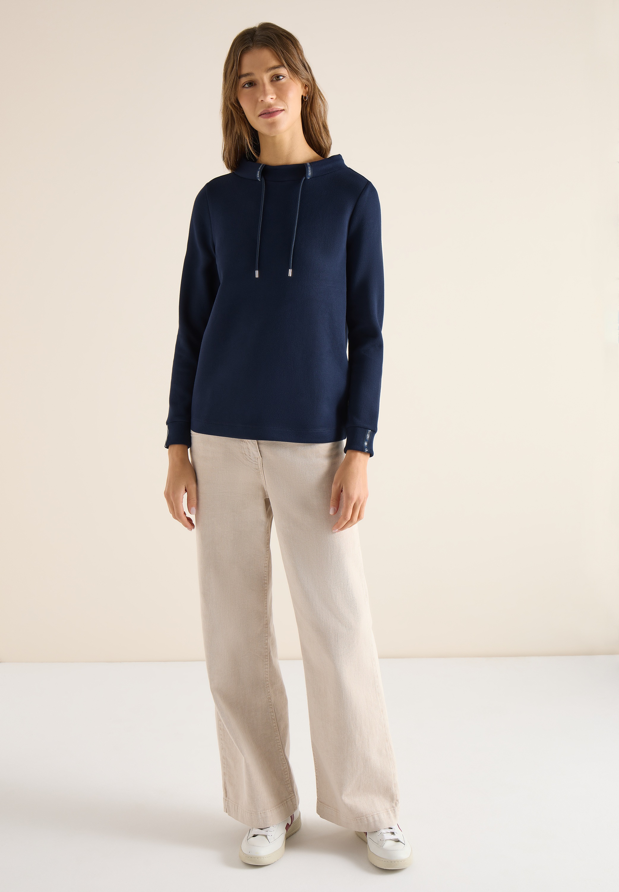 Cecil Women's Sweatshirt Universal Blue Size L 2