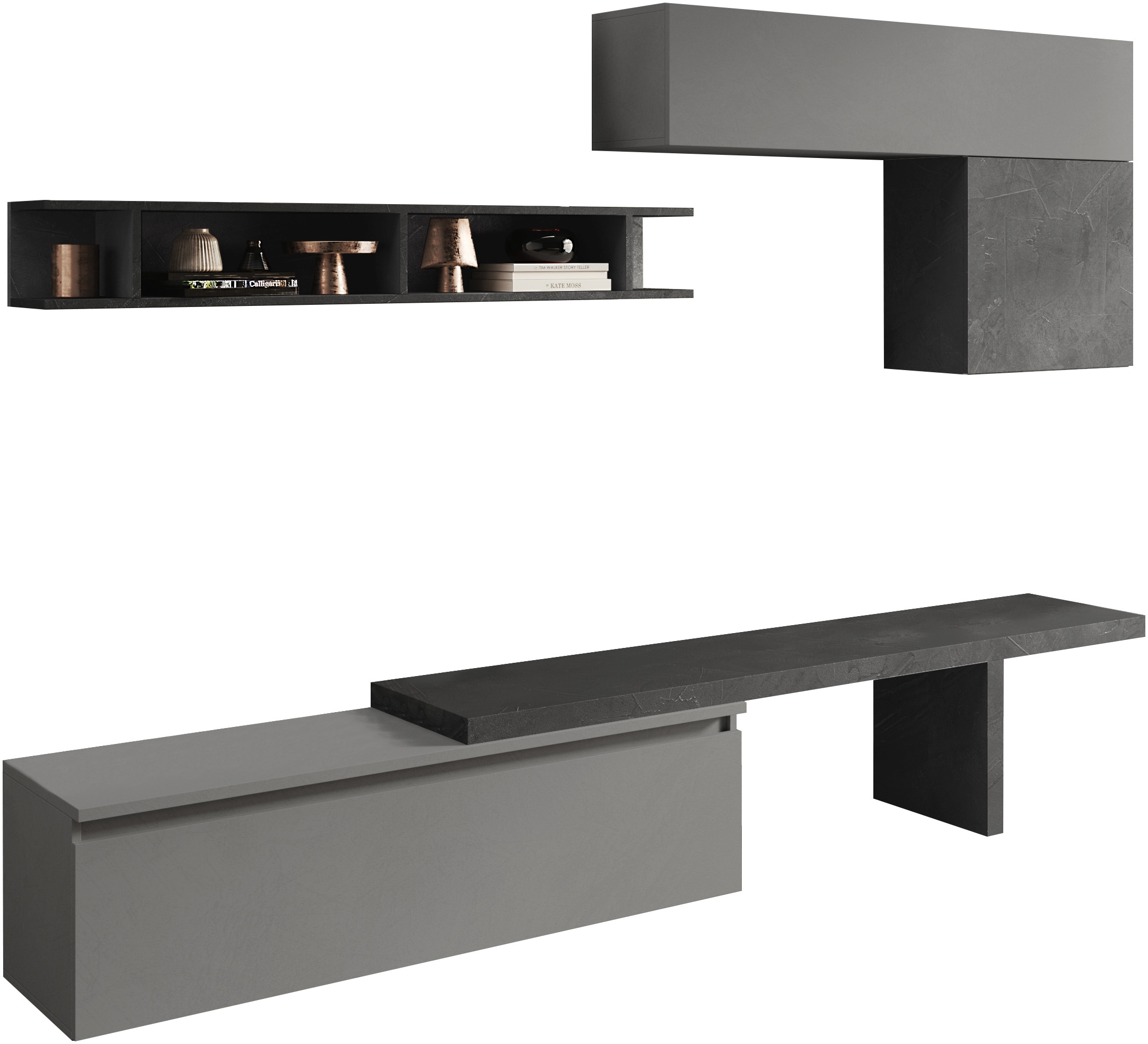 Home affaire Wohnwand "Infinity, 5tlg. Breite 260 cm, Höhe variabel, Schran günstig online kaufen